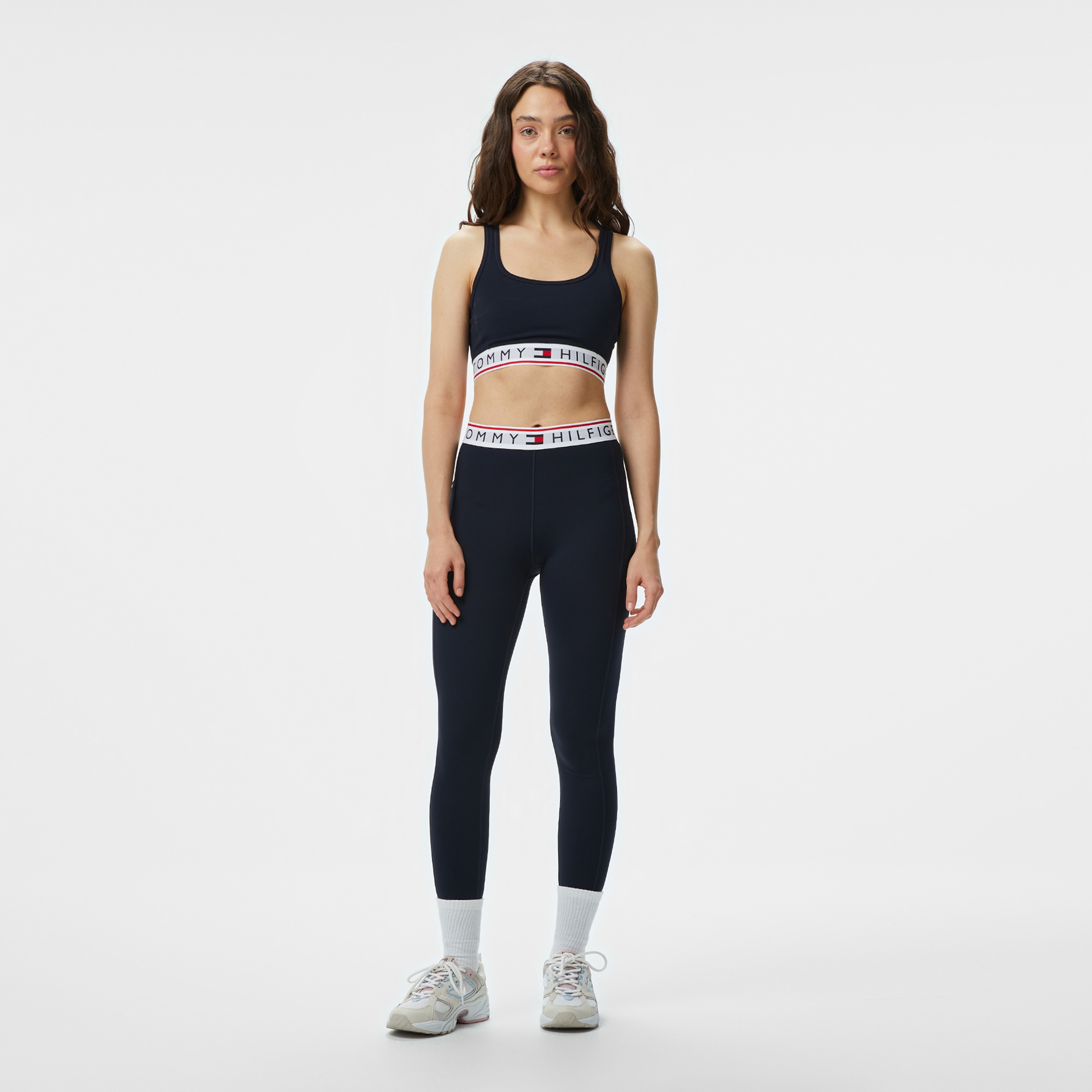 Tommy Hilfiger Kadın Mavi Tayt