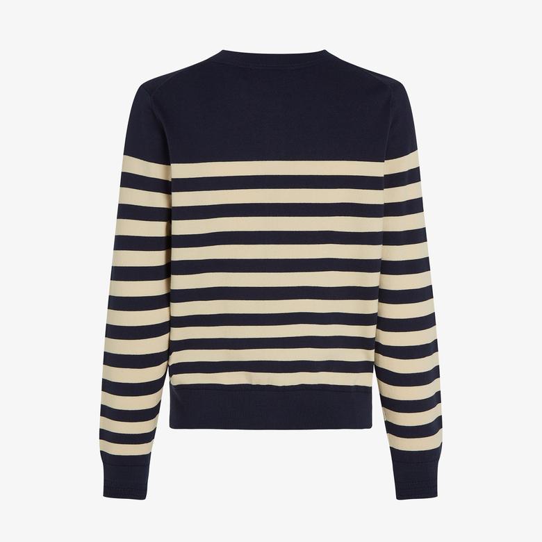 Tommy Hilfiger Kadın Beyaz Triko