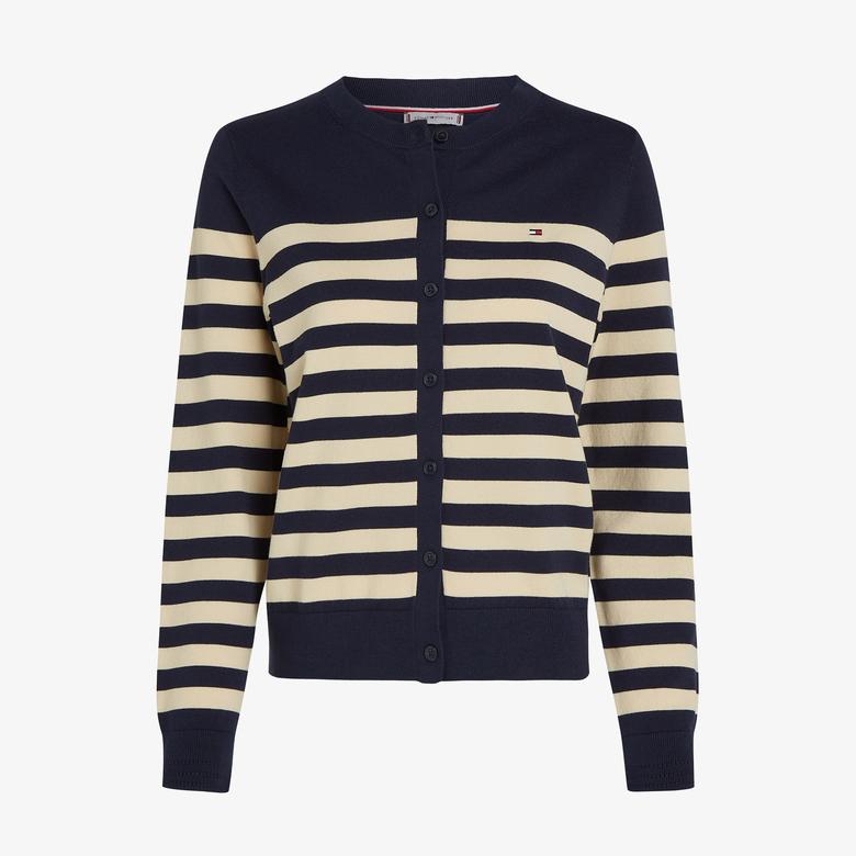 Tommy Hilfiger Kadın Beyaz Triko