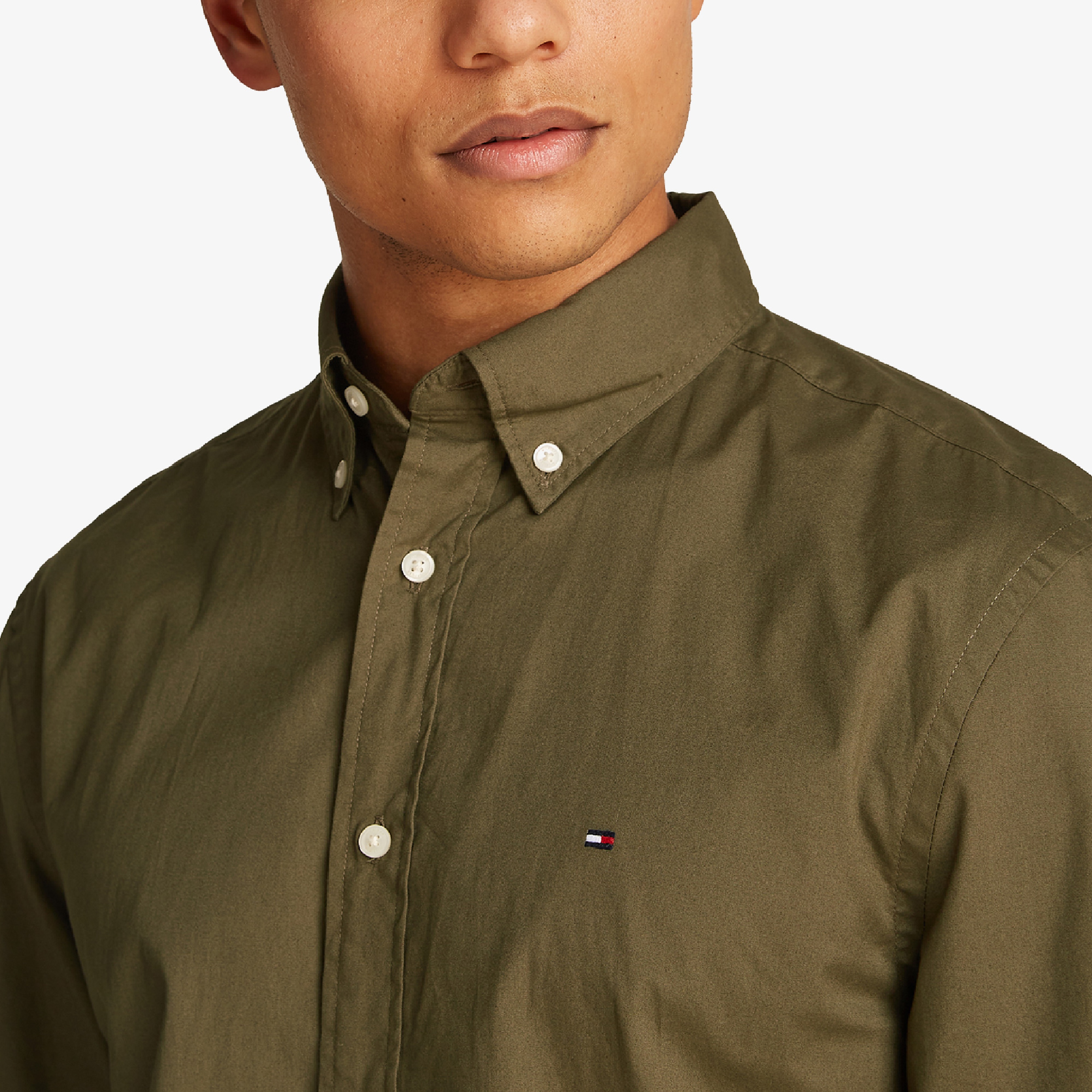 Tommy Hilfiger Erkek Mavi Gömlek