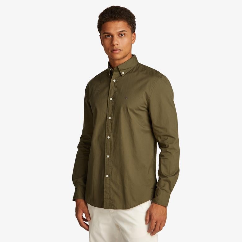 Tommy Hilfiger Erkek Mavi Gömlek