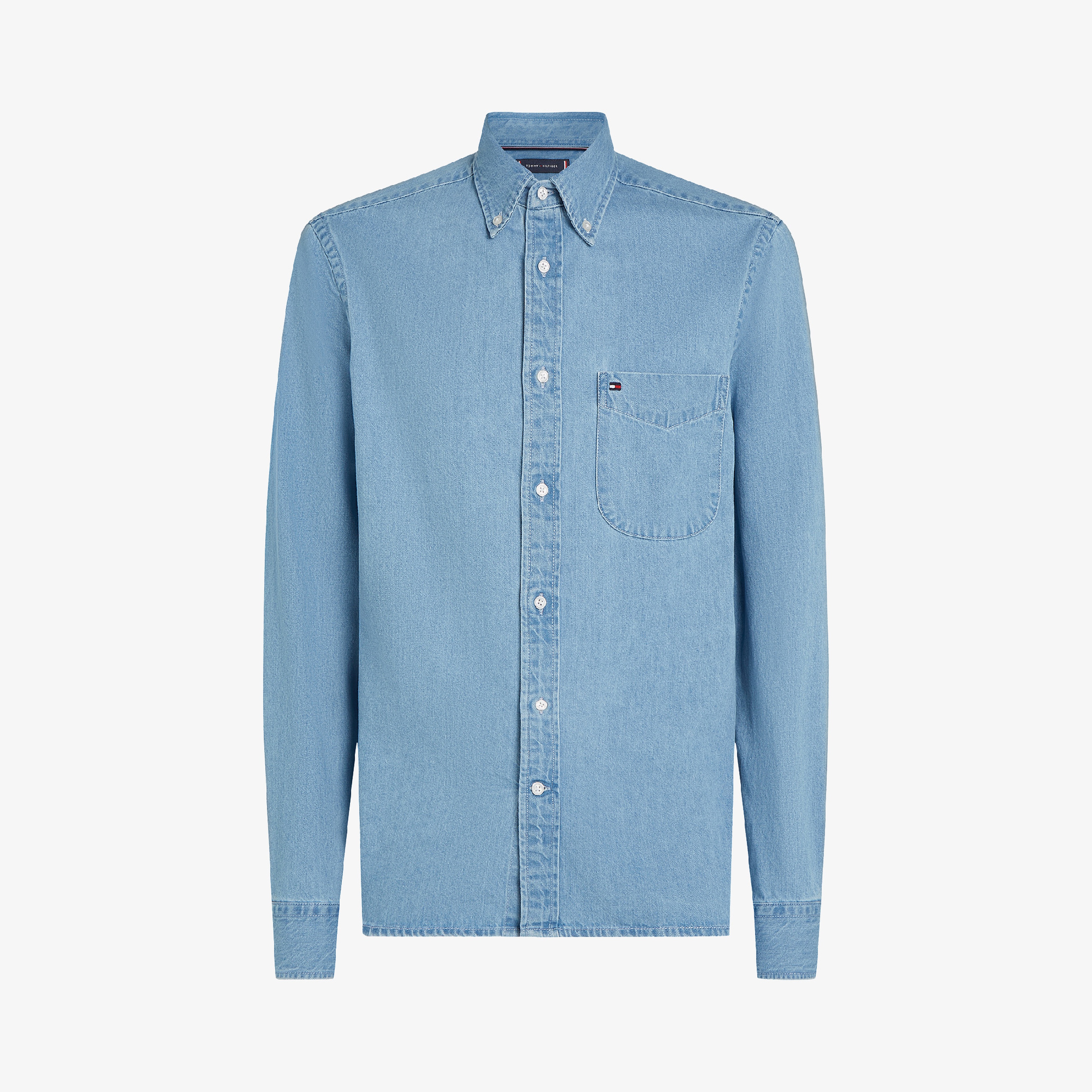 Tommy Hilfiger Erkek Mavi Gömlek