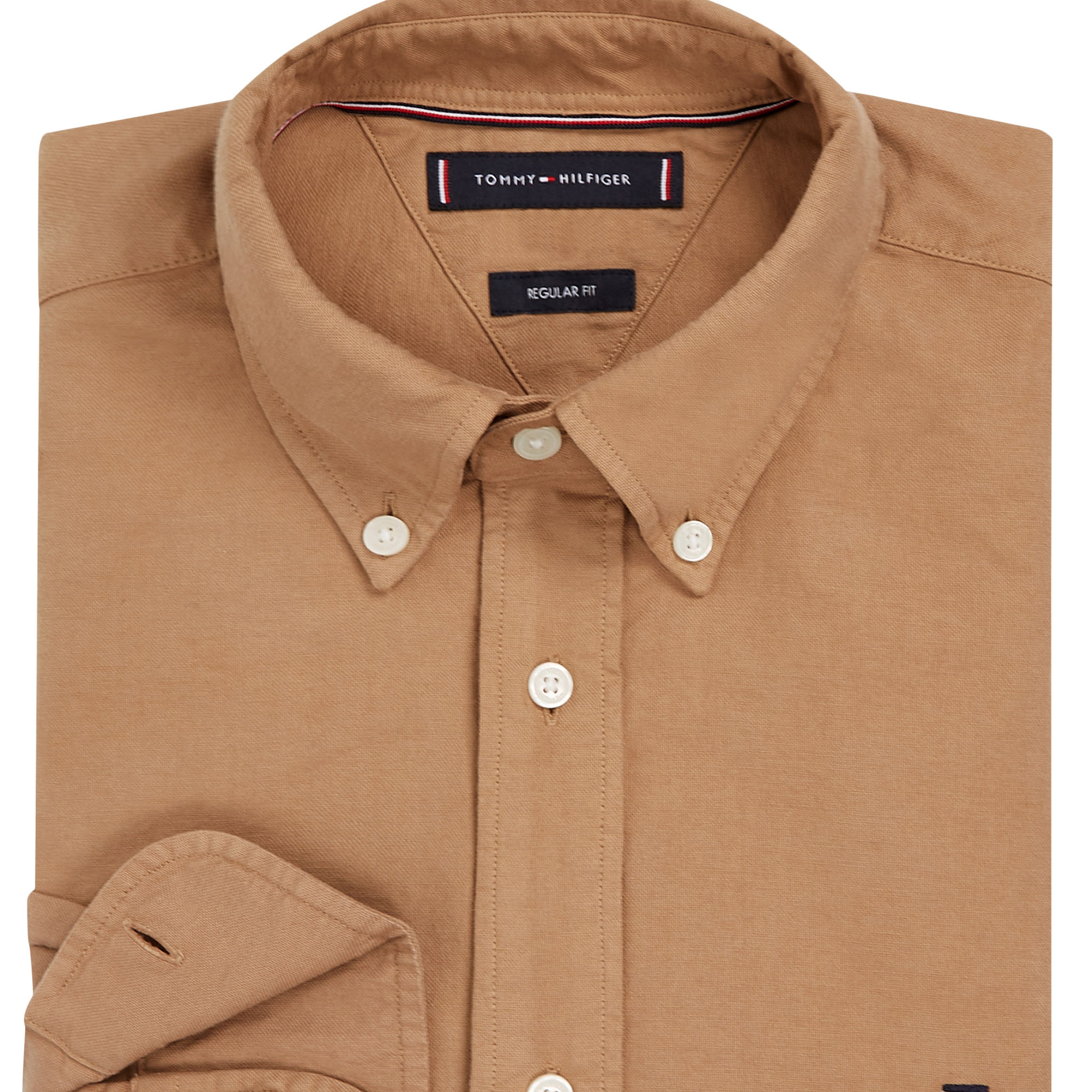 Tommy Hilfiger Erkek Haki Gömlek