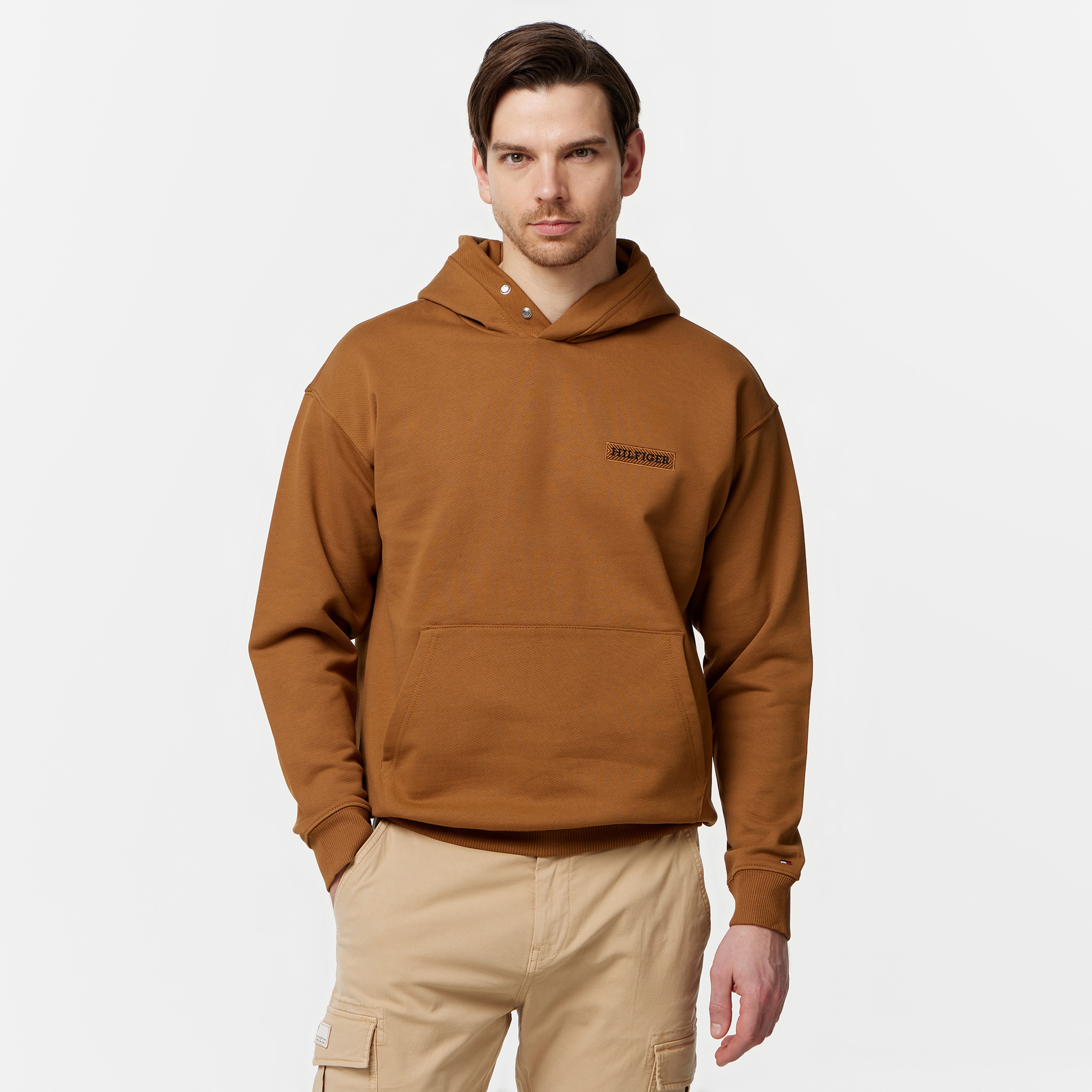 Tommy Hilfiger Erkek Kahverengi Sweatshirt