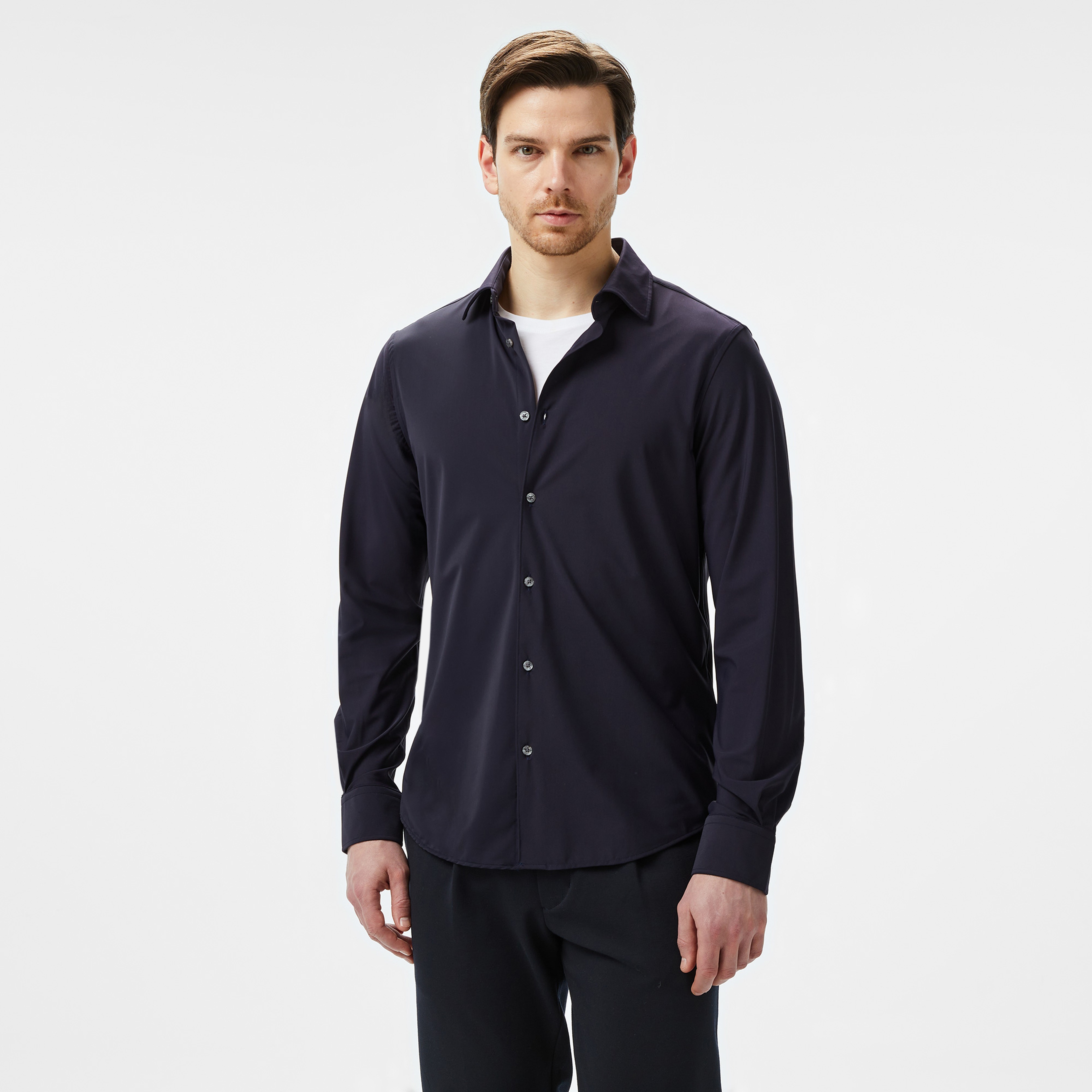 Tommy Hilfiger Erkek Mavi Gömlek