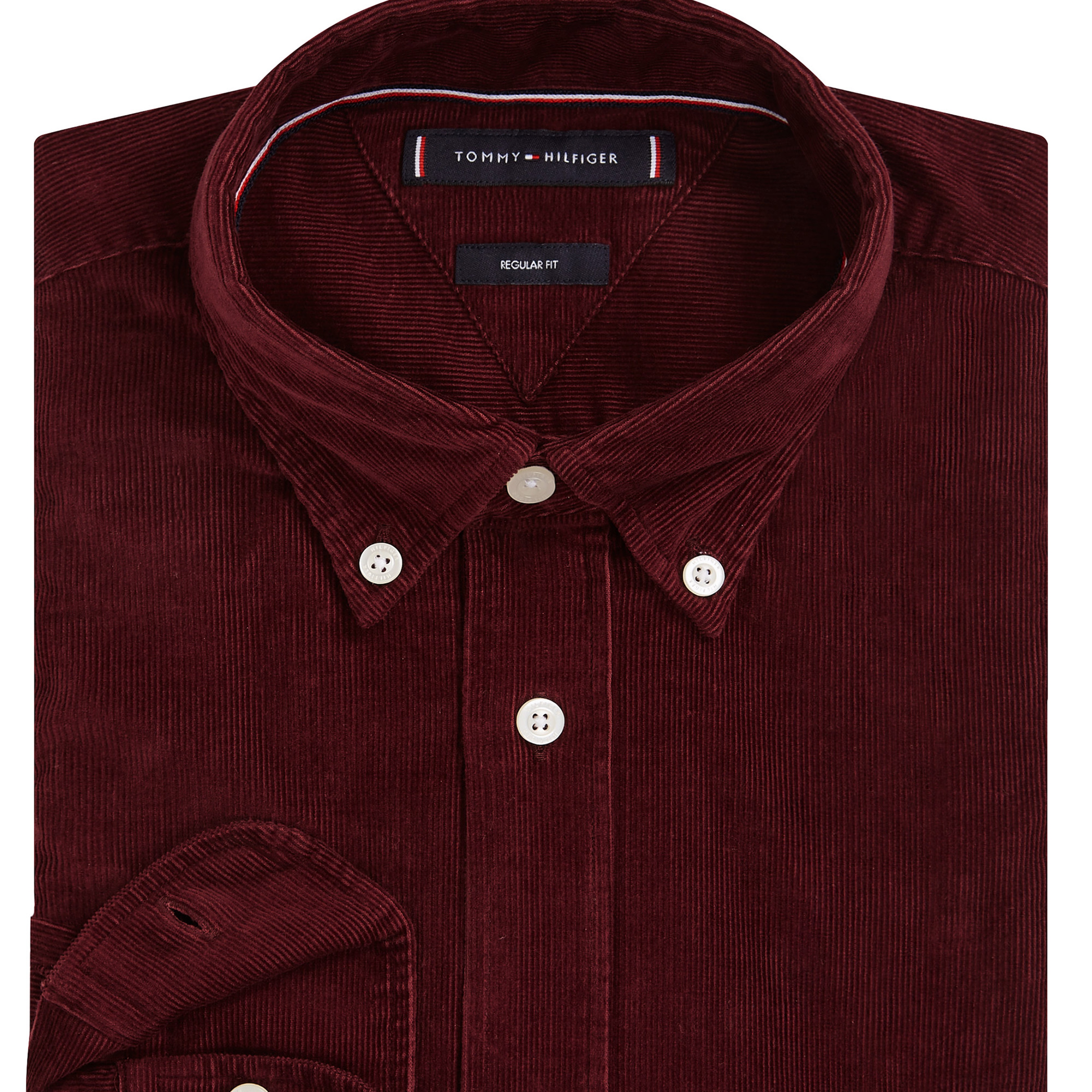 Tommy Hilfiger Erkek Mor Gömlek