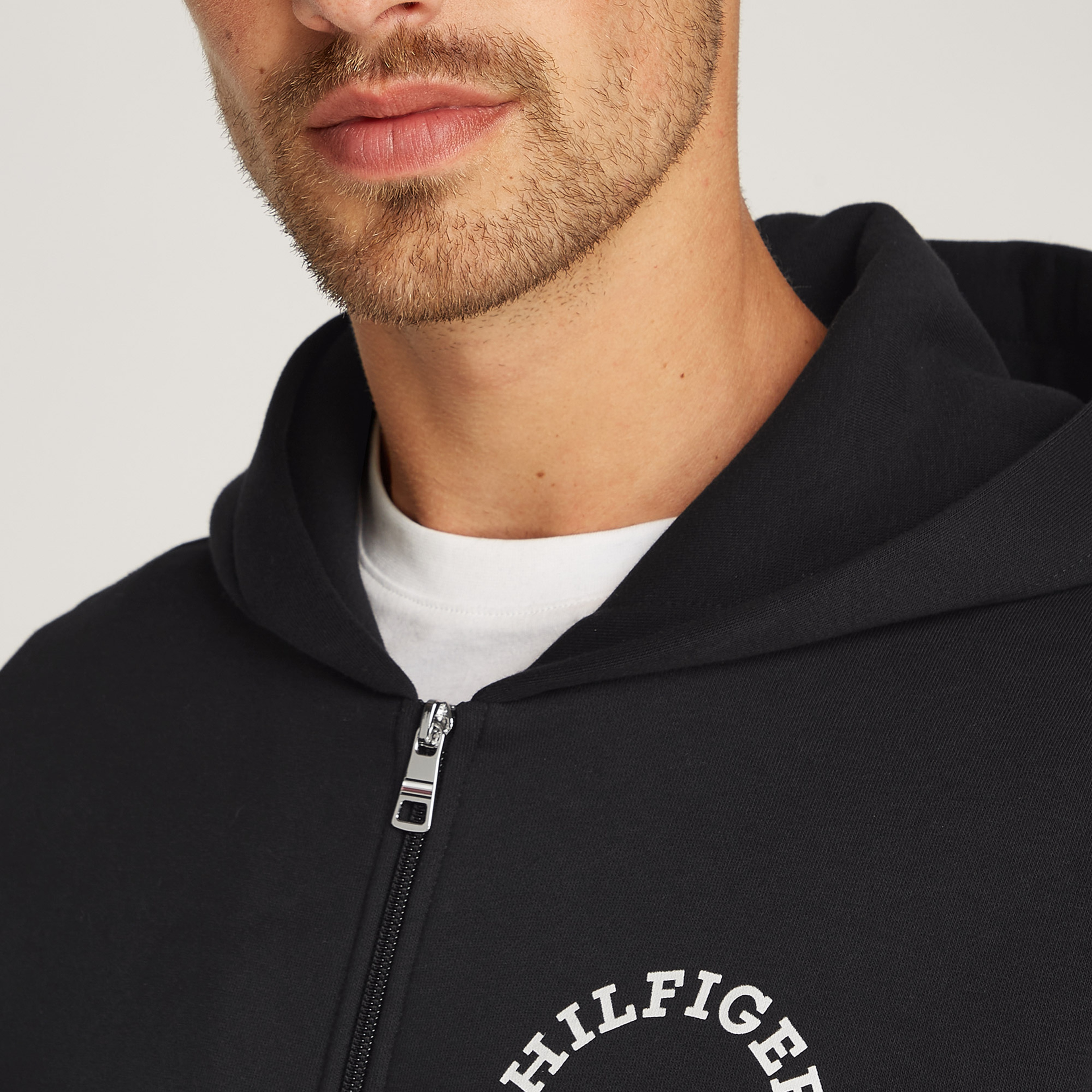 Tommy Hilfiger Erkek Siyah Sweatshirt
