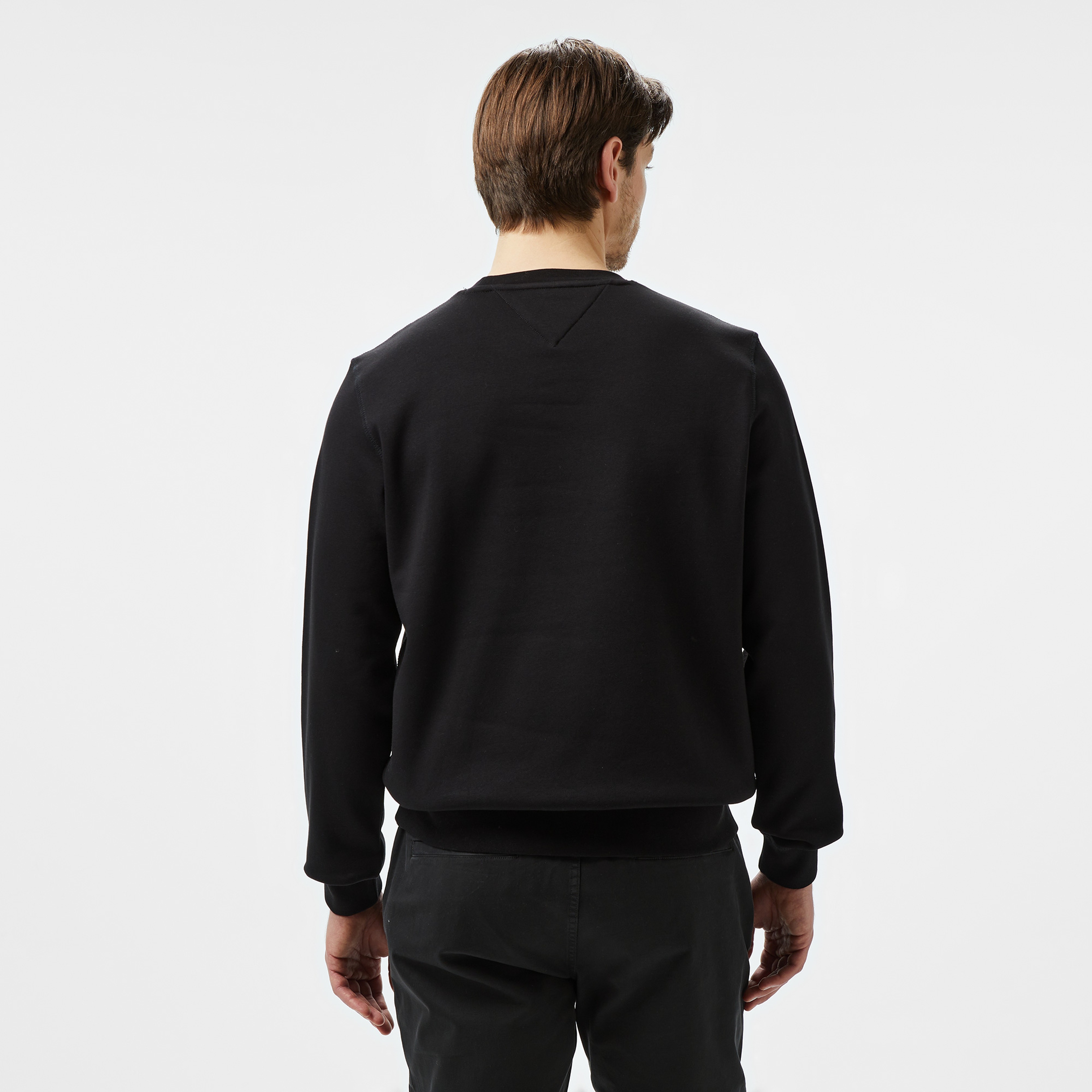 Tommy Hilfiger Erkek Siyah Sweatshirt