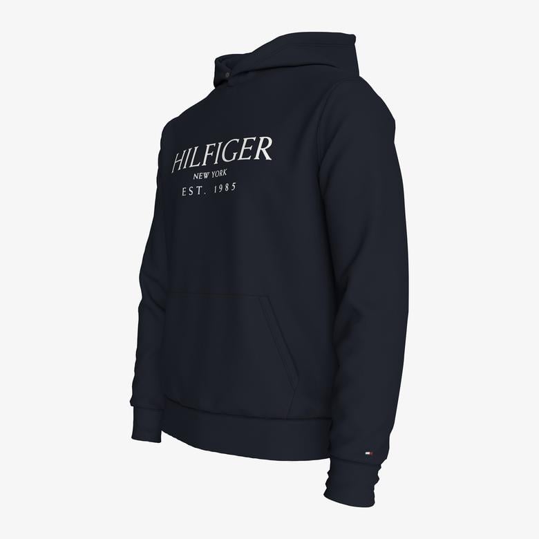 Tommy Hilfiger Erkek Mavi Sweatshirt