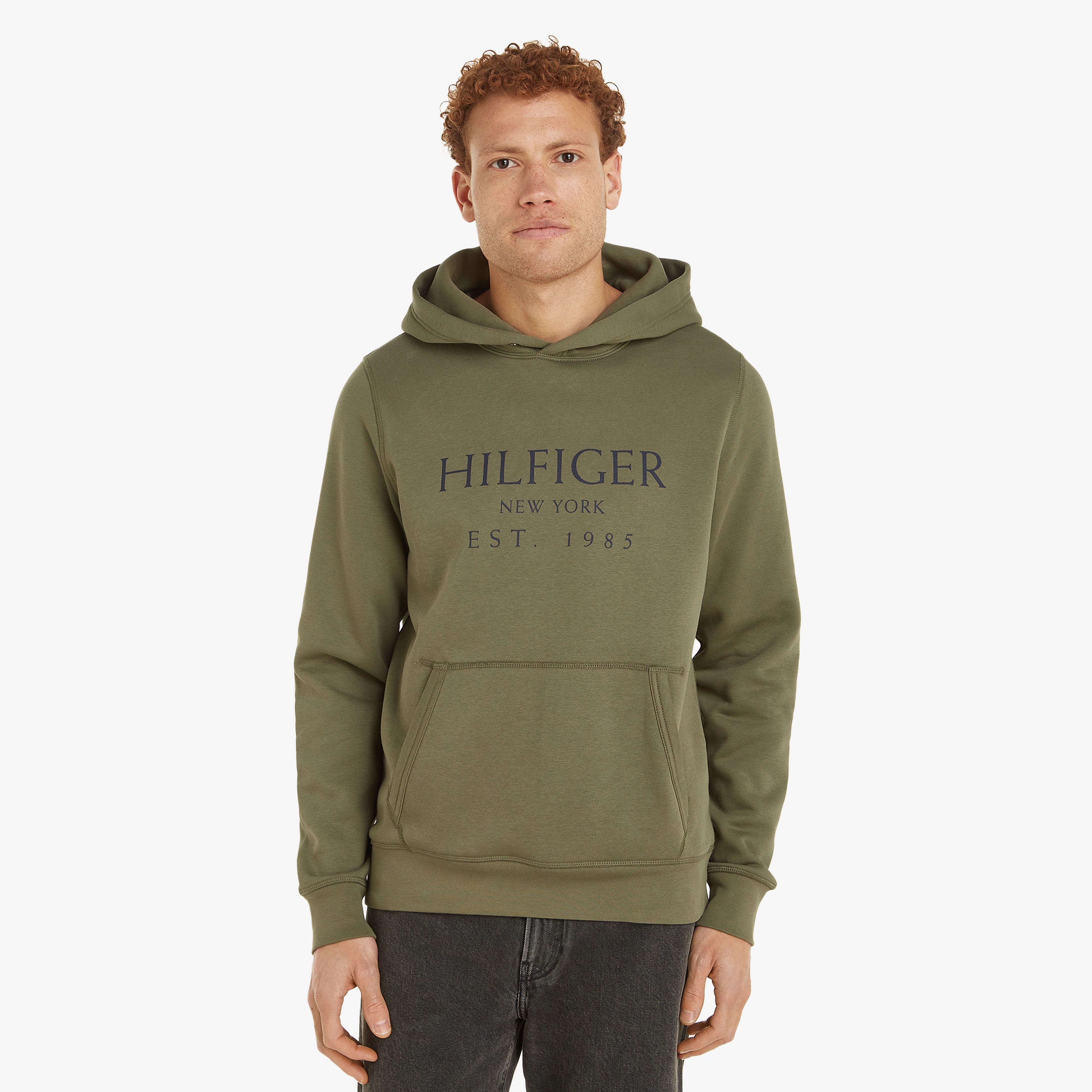 Tommy Hilfiger Erkek Yeşil Sweatshirt