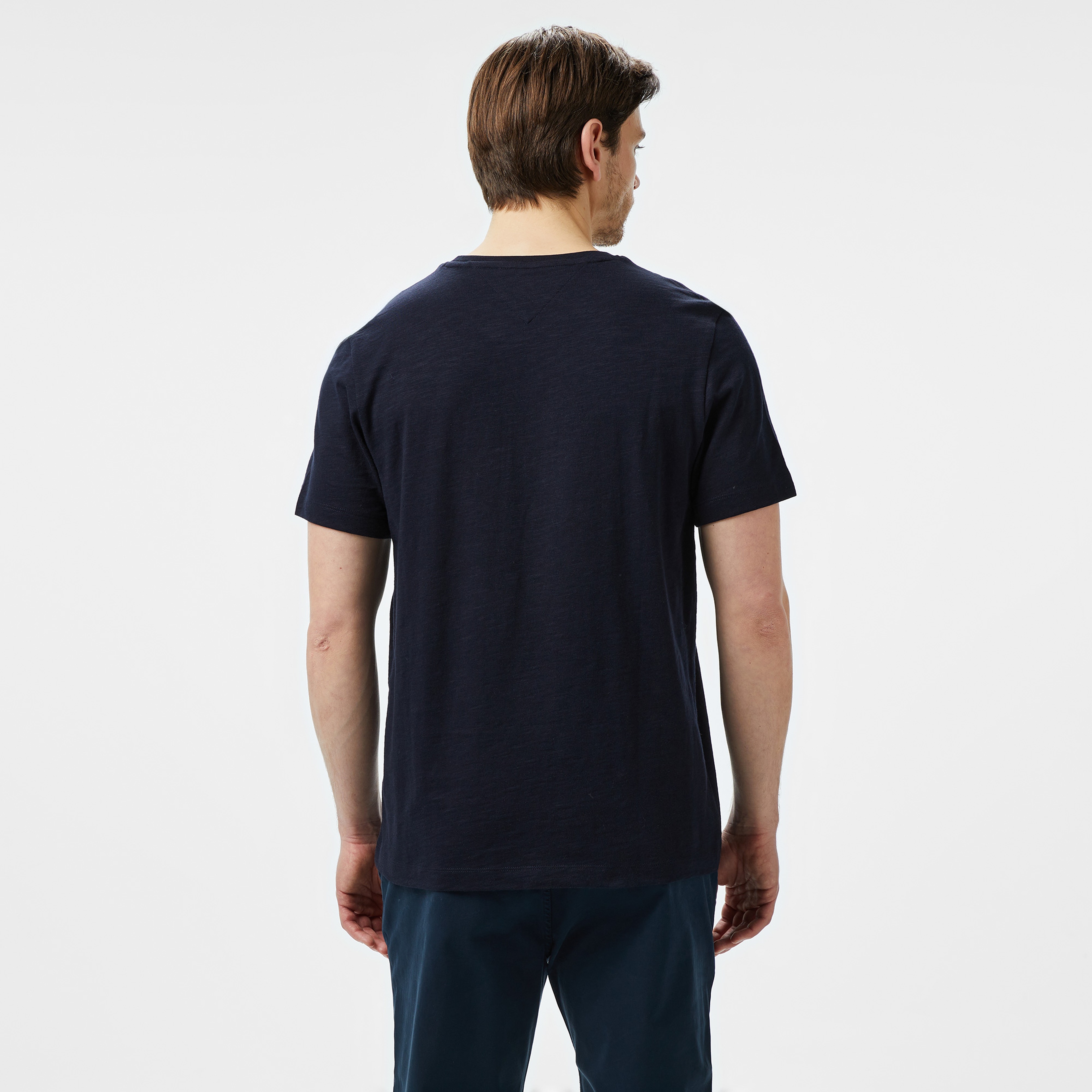 Tommy Hilfiger Erkek Mavi T-Shirt