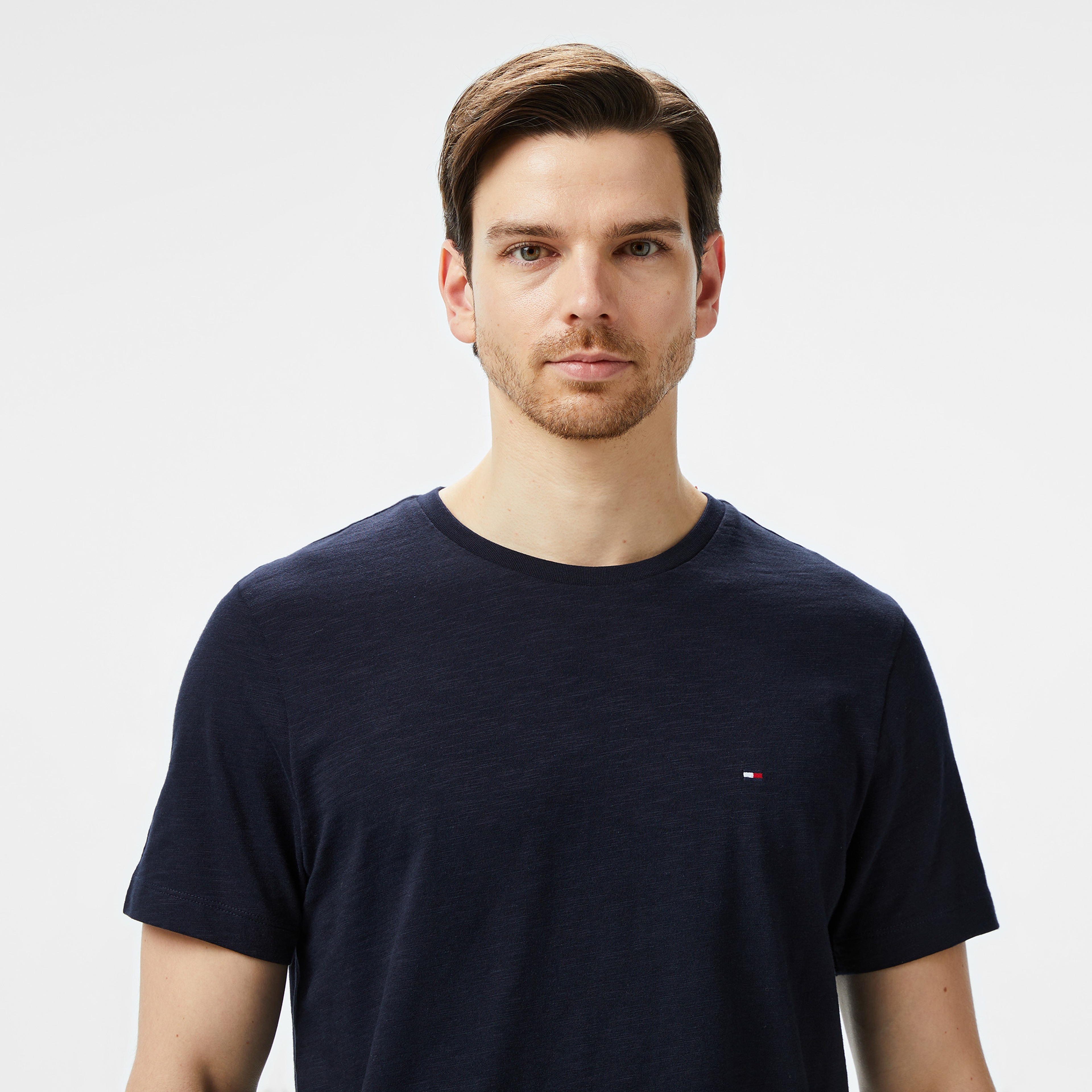 Tommy Hilfiger Erkek Mavi T-Shirt