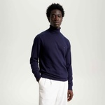 Tommy Hilfiger Erkek Mavi Triko