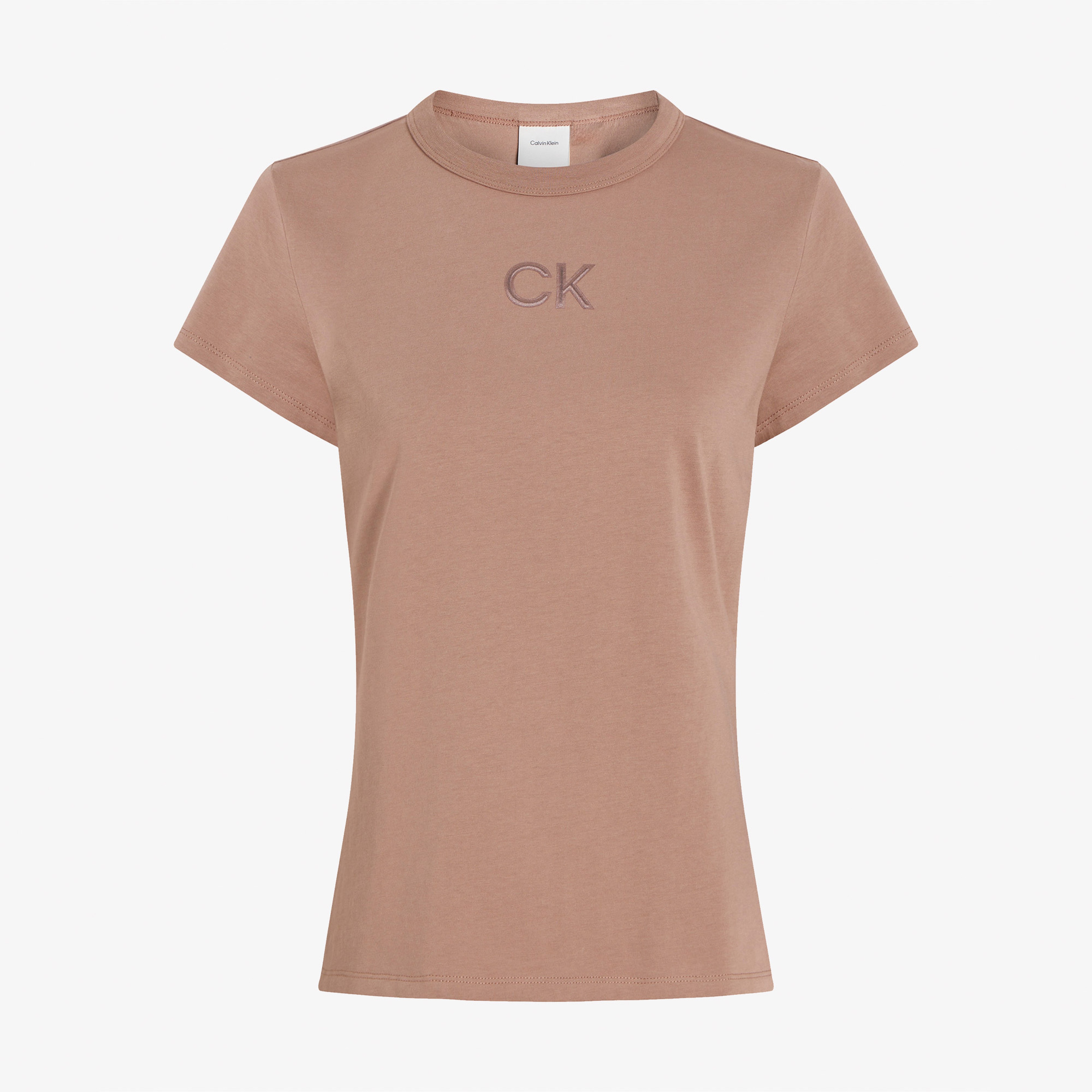 Calvin Klein Kadın Kahverengi T-Shirt