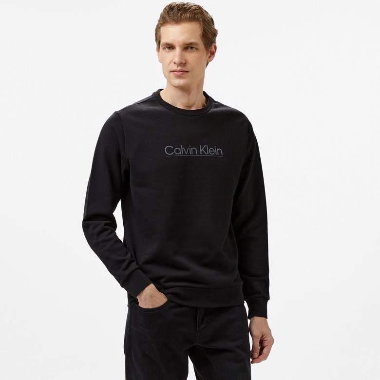 Calvin Klein Erkek Siyah Sweatshirt