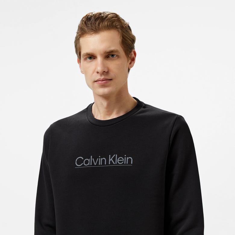 Calvin Klein Erkek Siyah Sweatshirt
