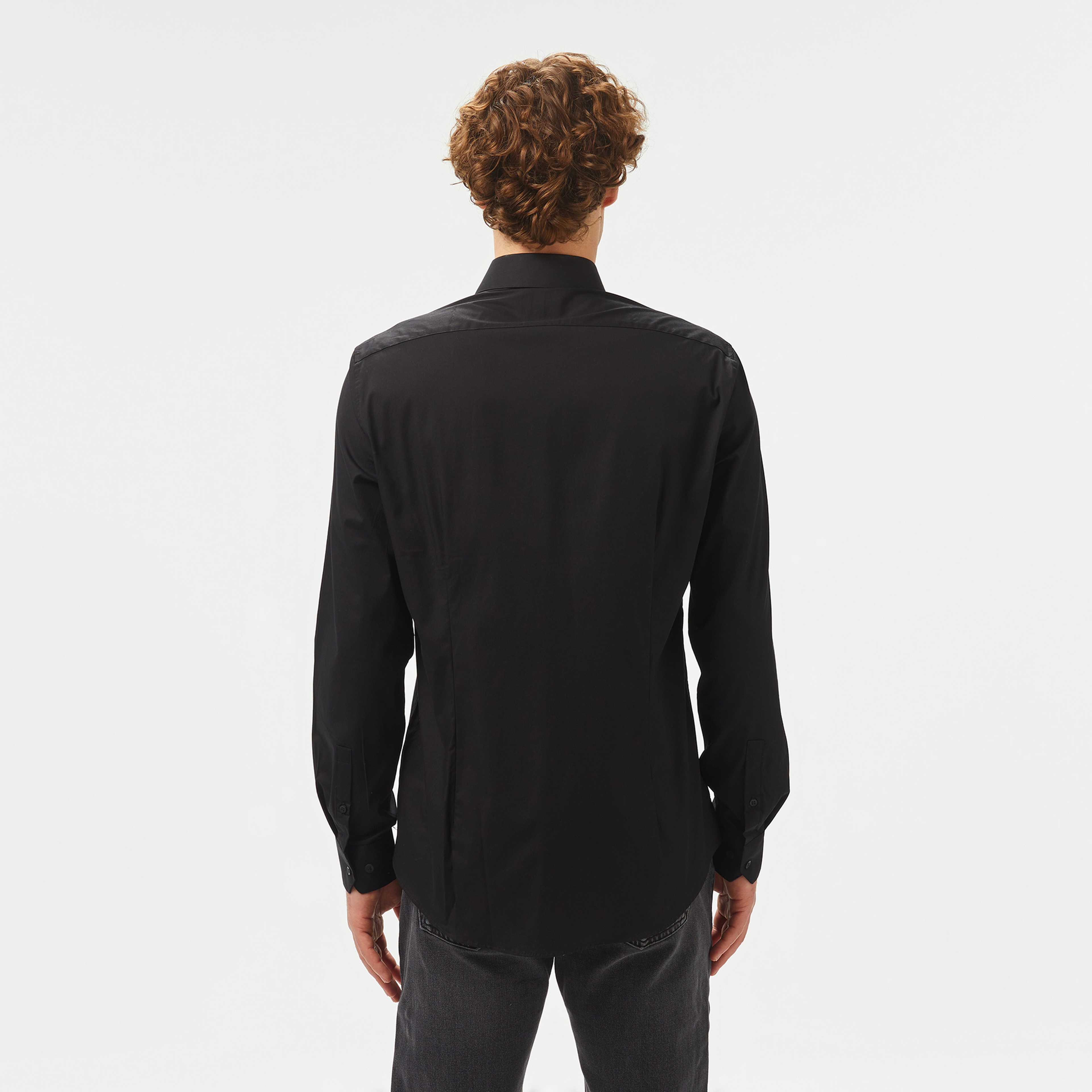 Calvin Klein Erkek Siyah Gömlek