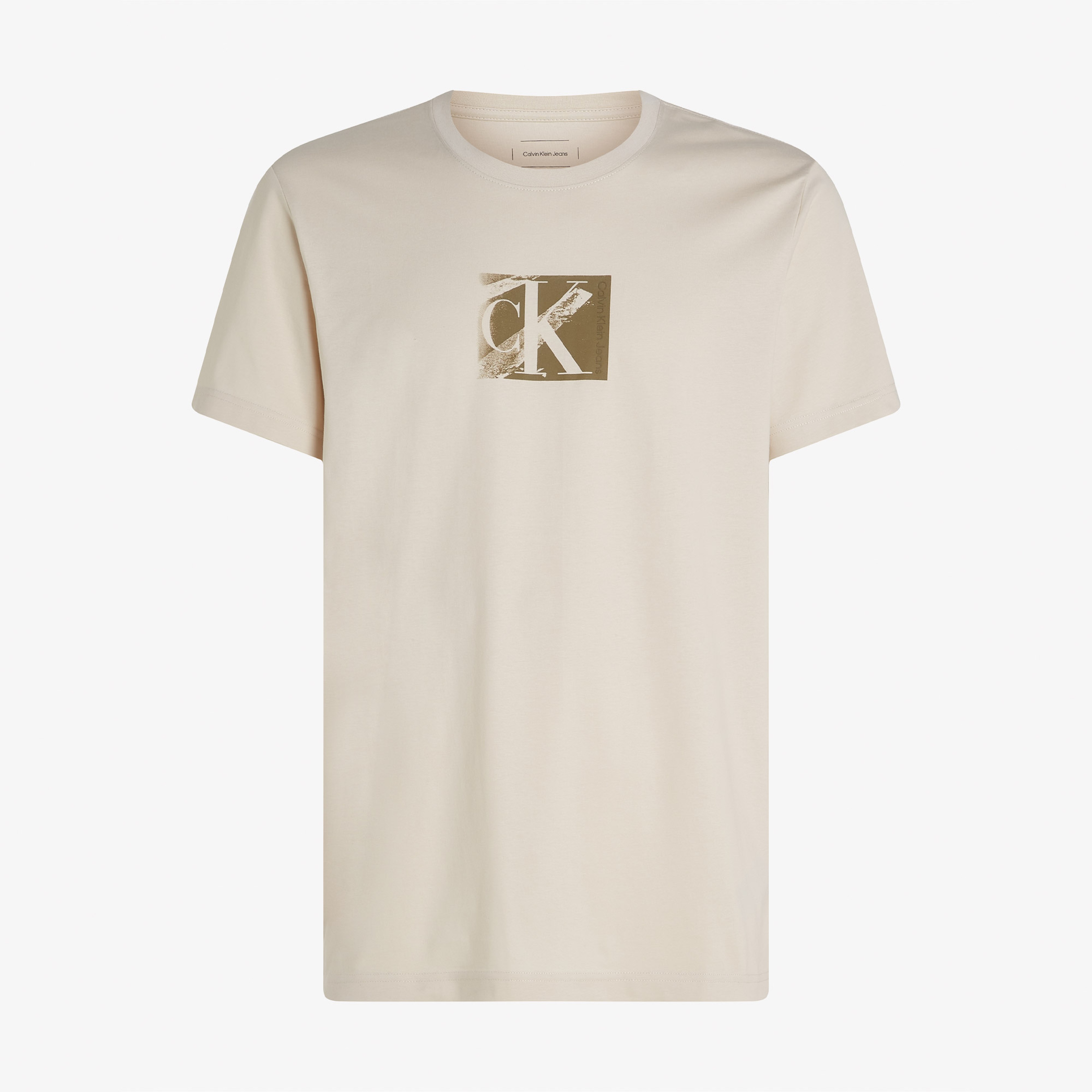 Calvin Klein Erkek Gri T-Shirt