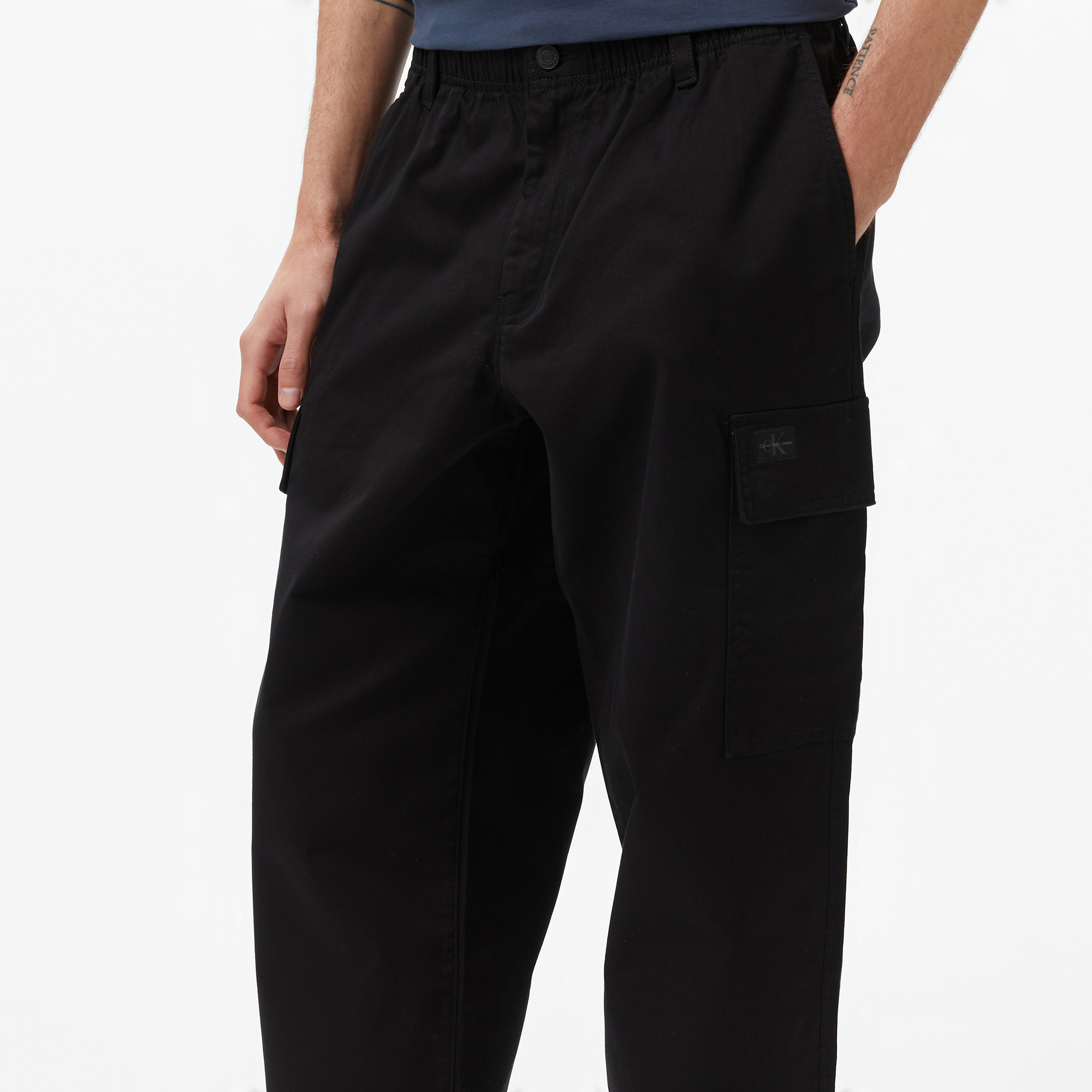 Calvin Klein Jeans Erkek Siyah Pantolon