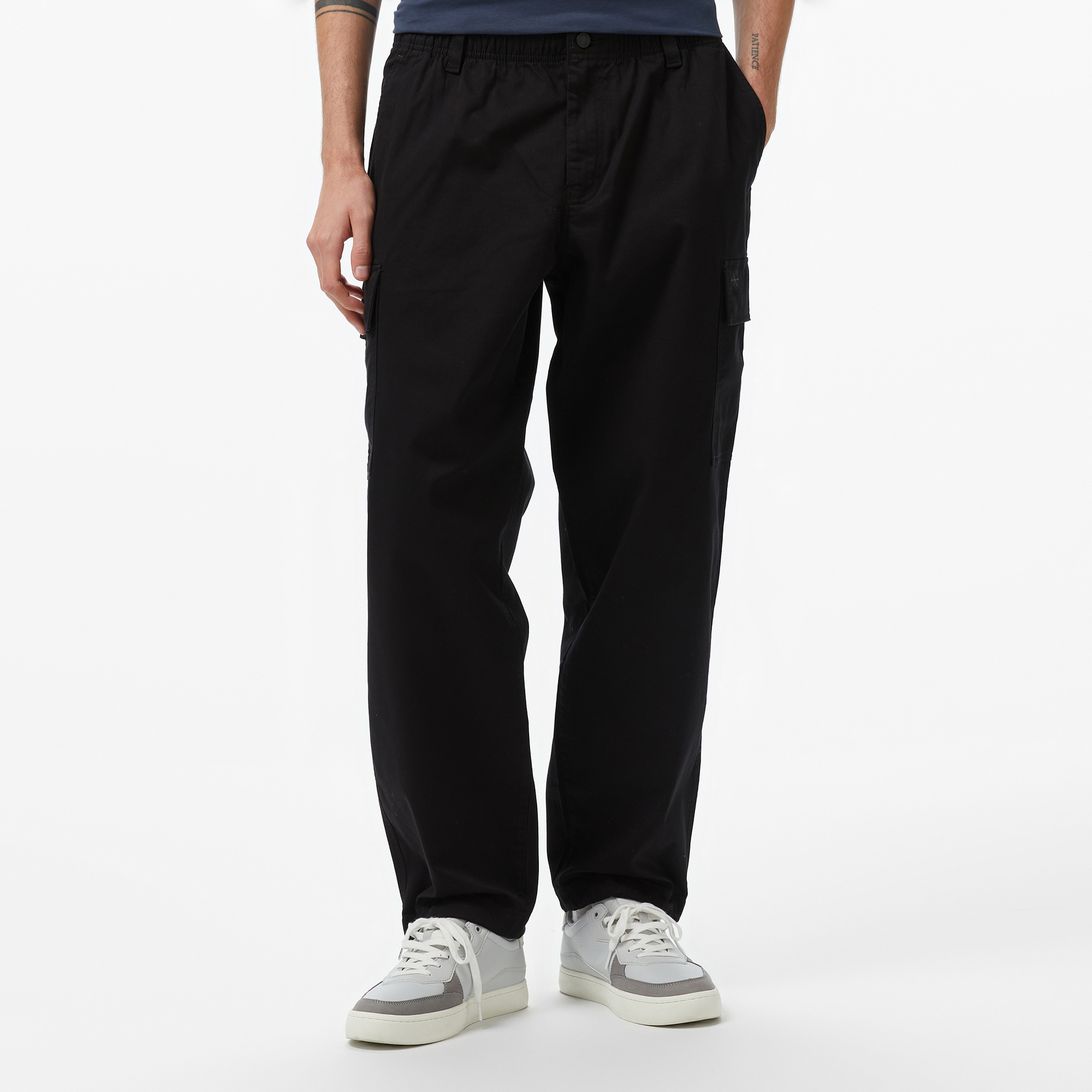 Calvin Klein Jeans Erkek Siyah Pantolon