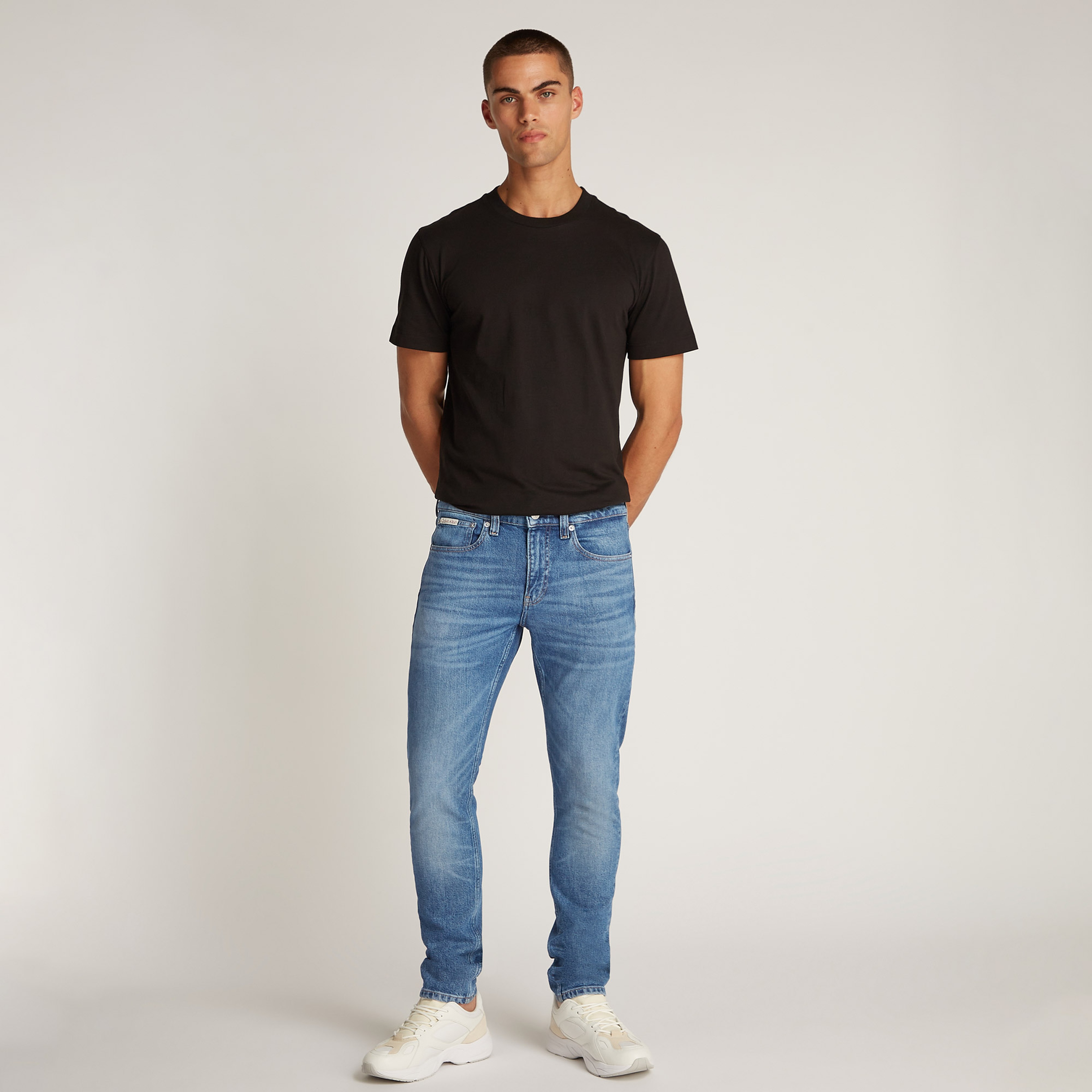 Calvin Klein Erkek Mavi Pantolon