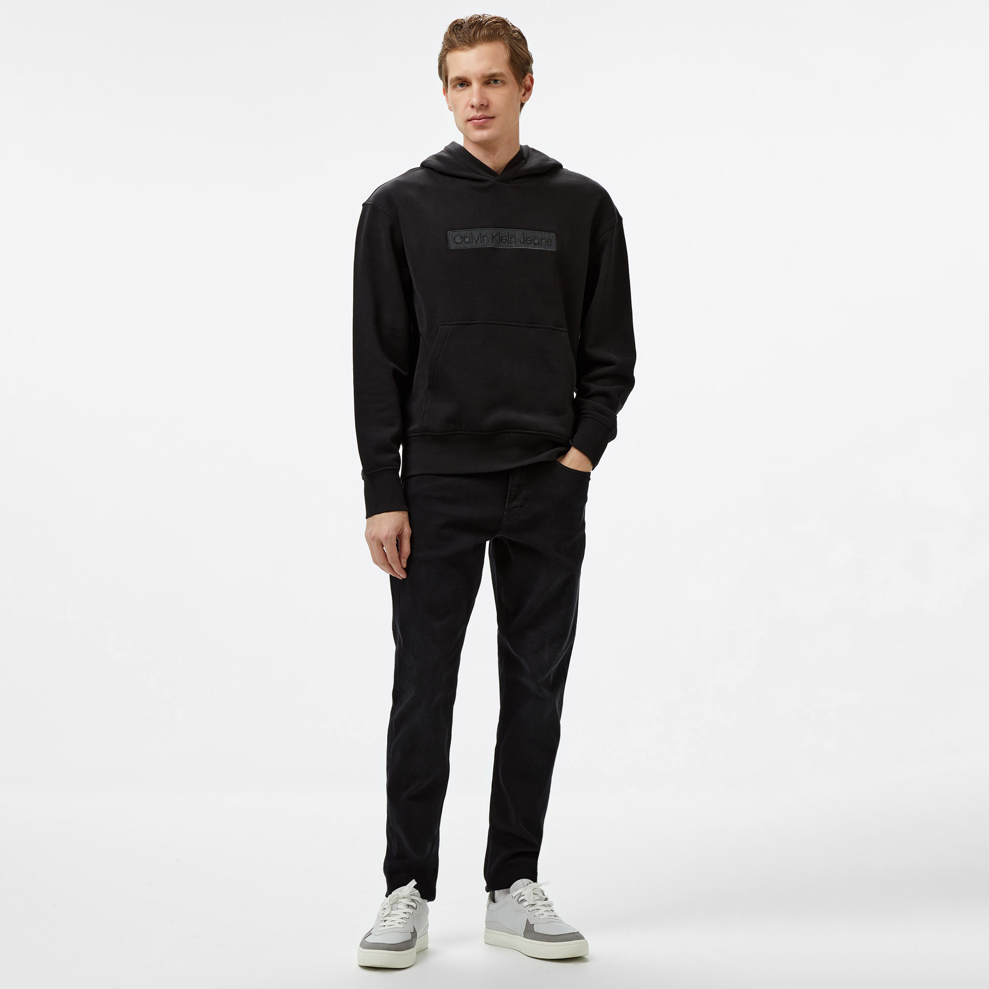 Calvin Klein Jeans Erkek Siyah Sweatshirt