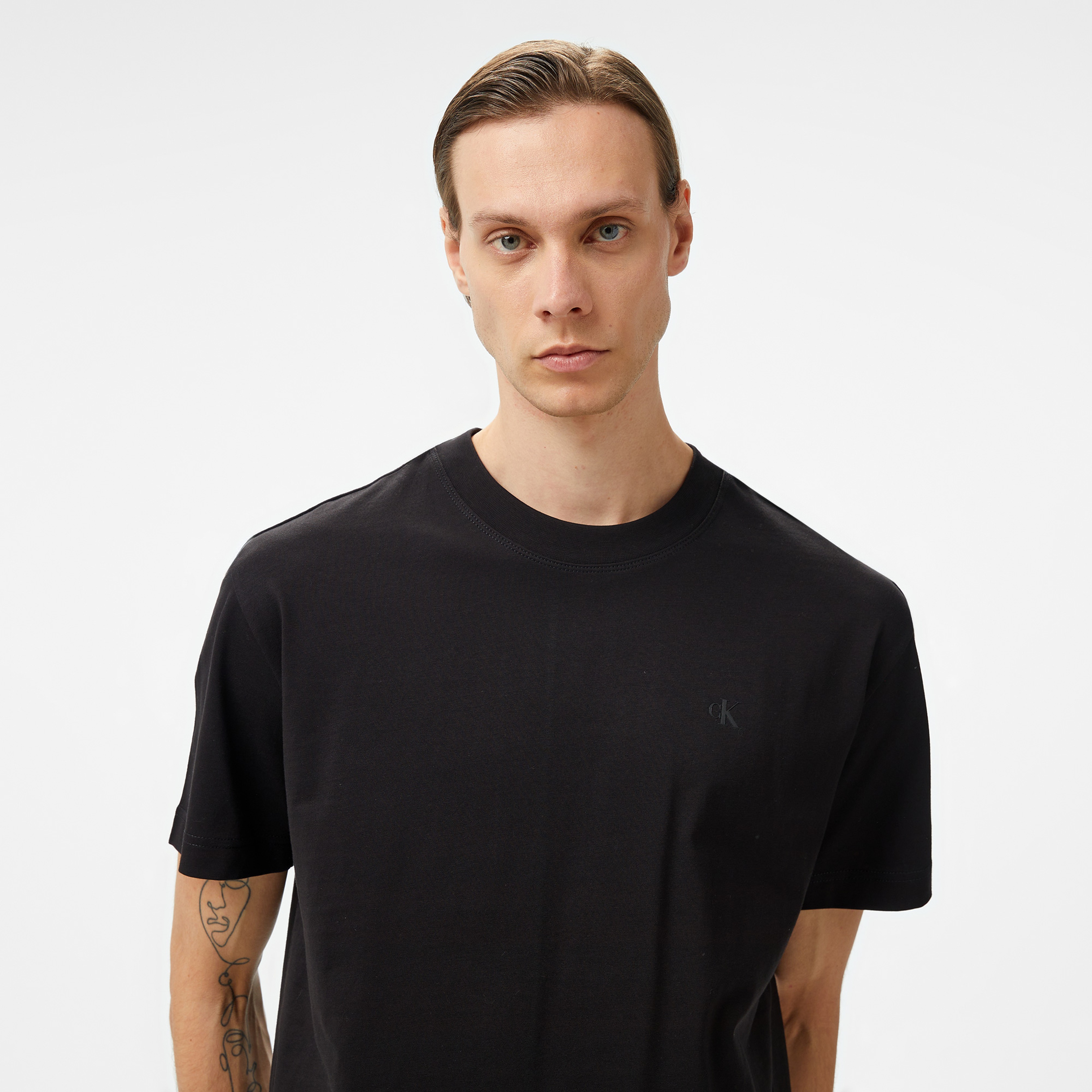 Calvin Klein Jeans Erkek Siyah T-Shirt