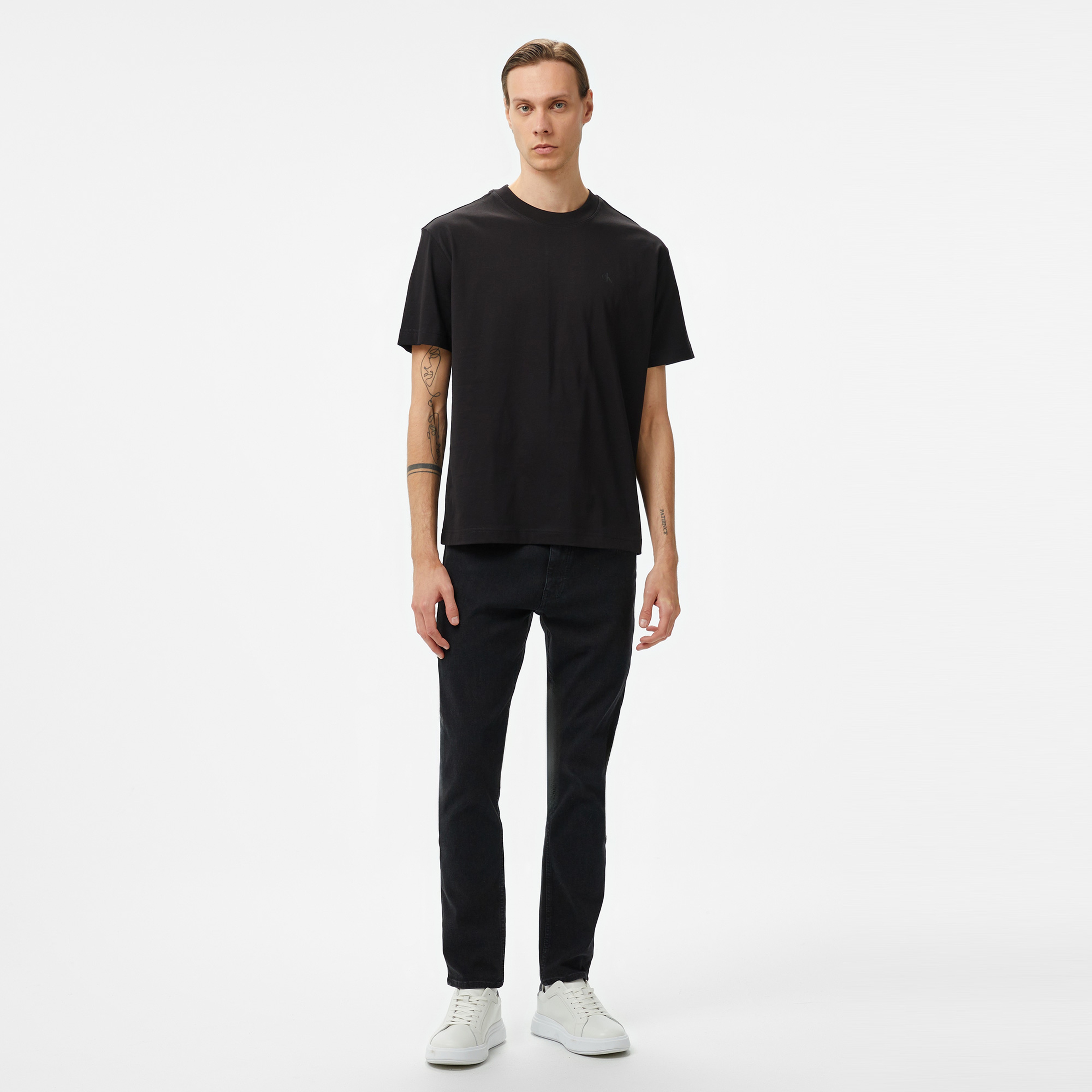 Calvin Klein Jeans Erkek Siyah T-Shirt