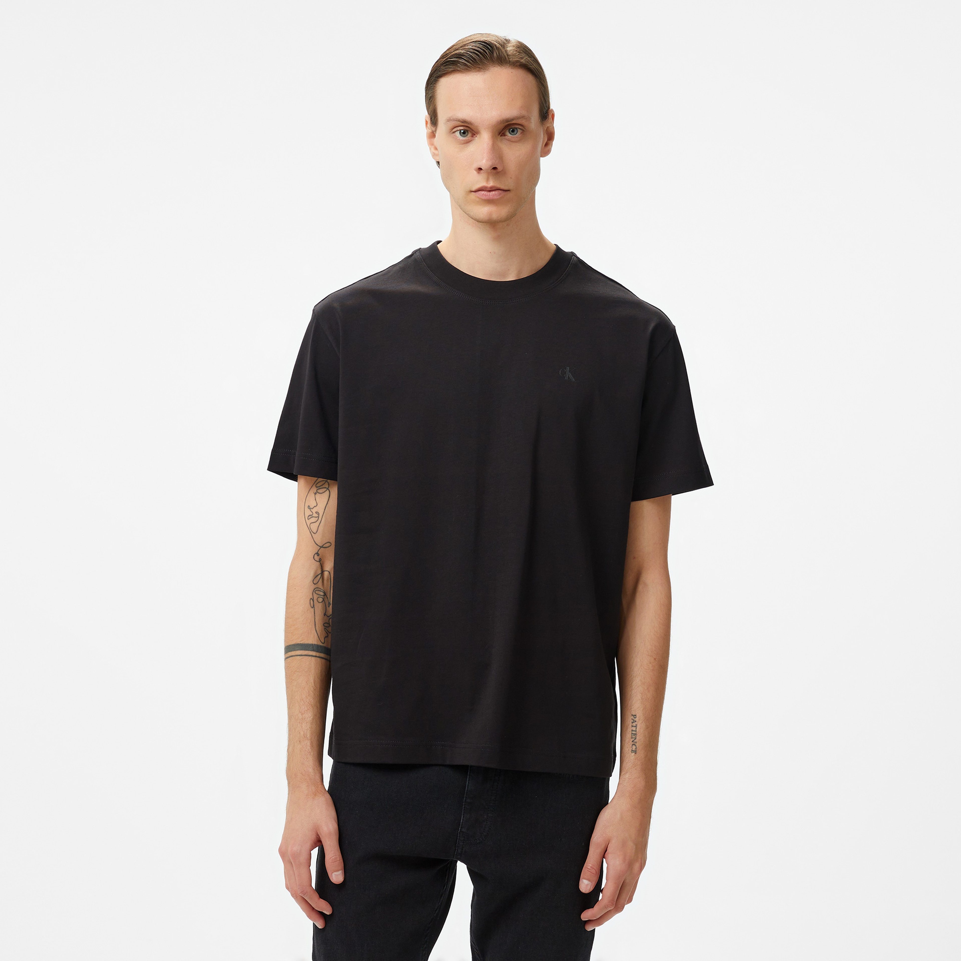 Calvin Klein Jeans Erkek Siyah T-Shirt