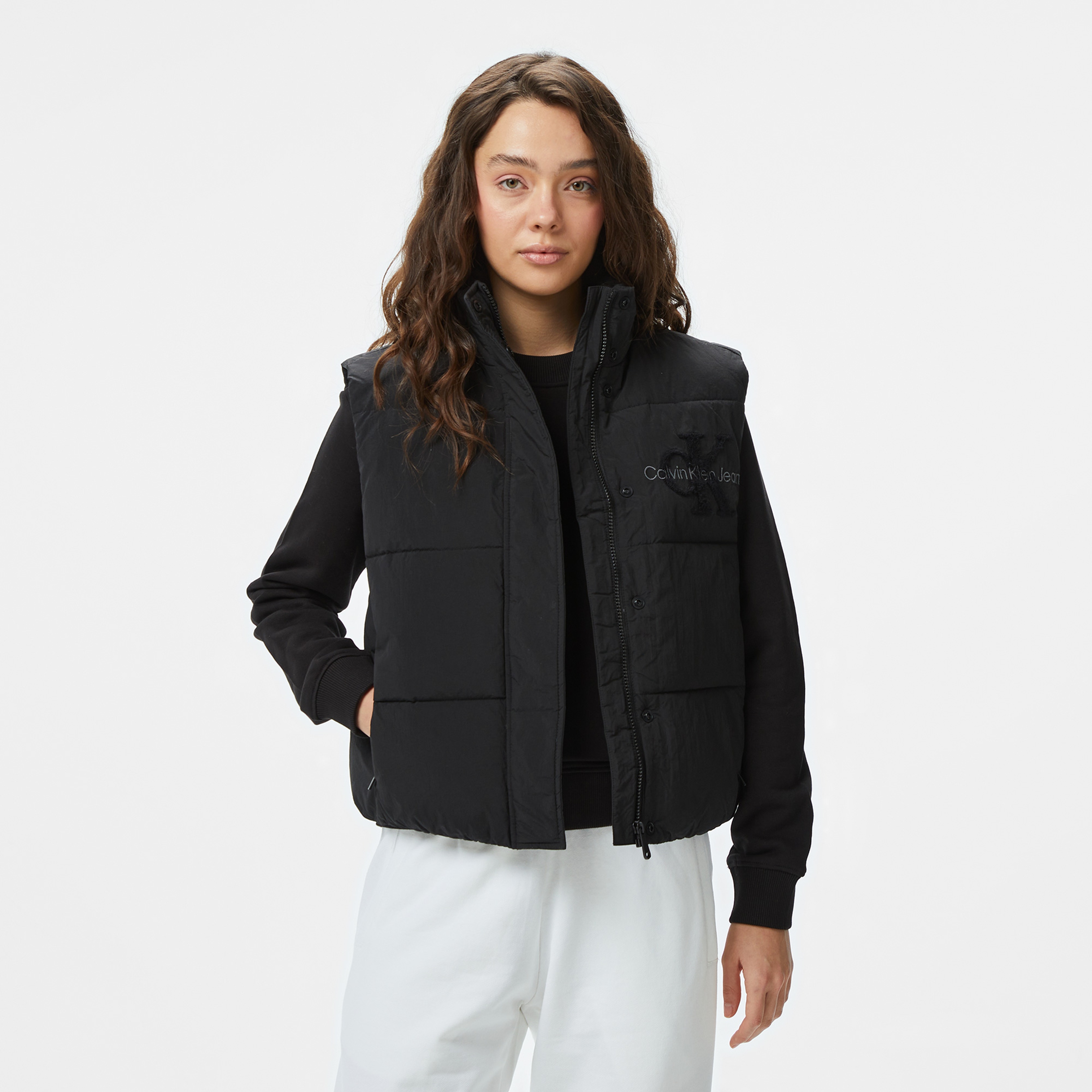 Calvin Klein Jeans Kadın Siyah Yelek