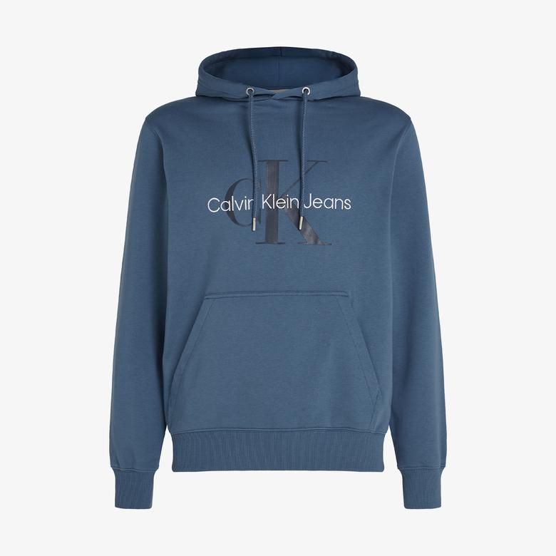 Calvin Klein Jeans Erkek Mavi Sweatshirt