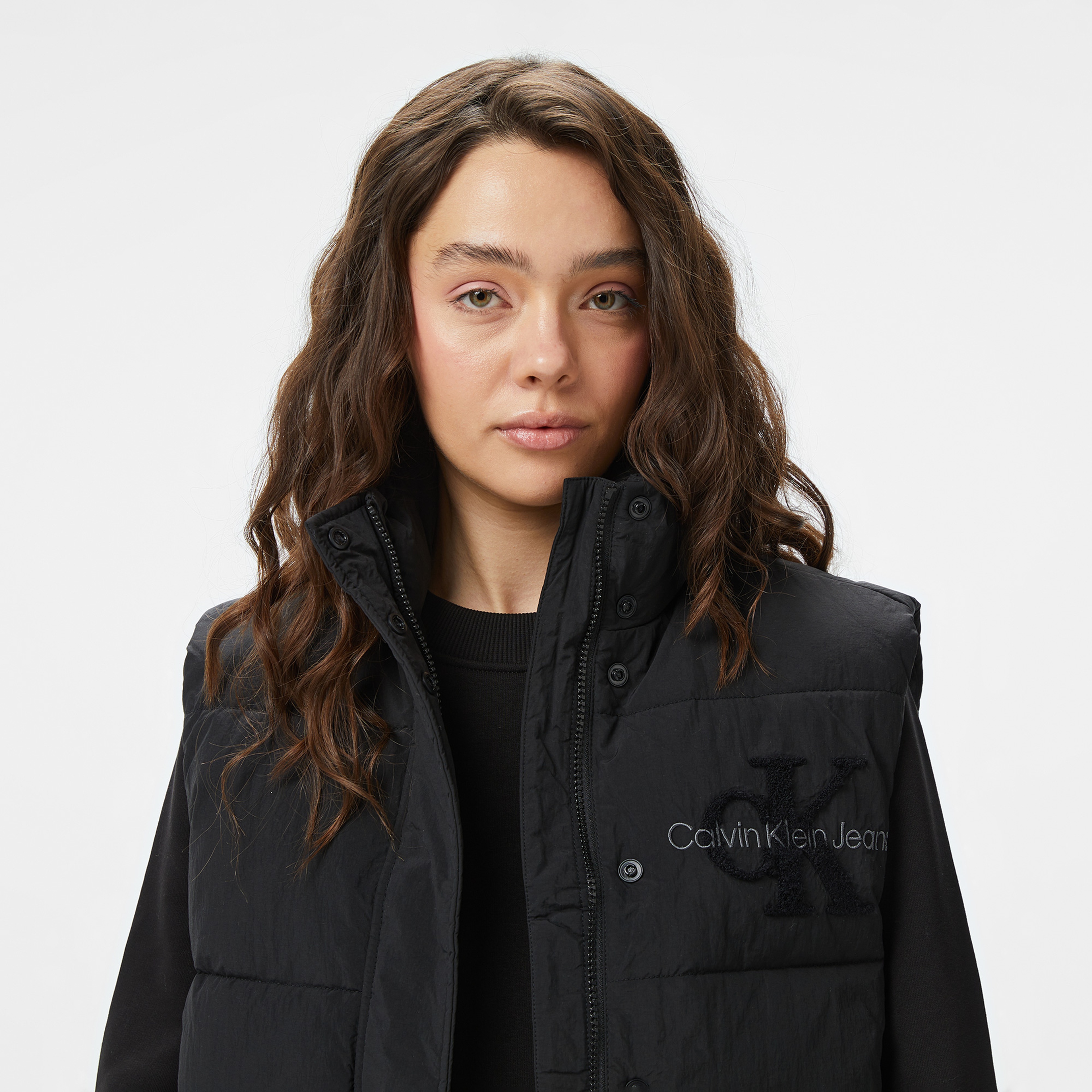 Calvin Klein Jeans Kadın Siyah Yelek