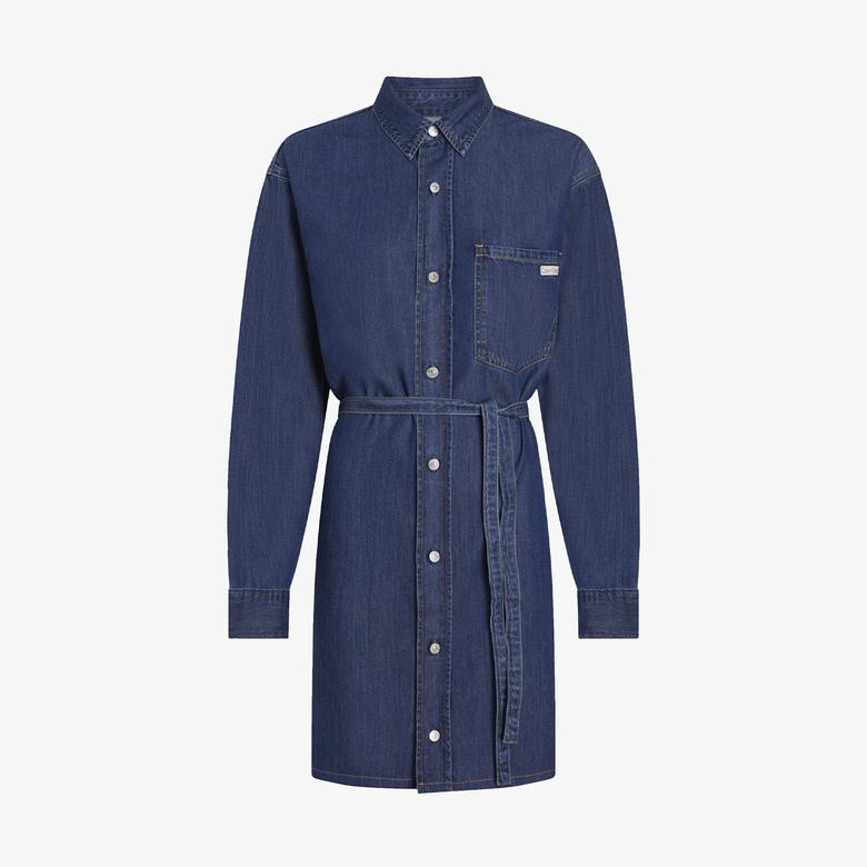 Calvin Klein Kadın Mavi Elbise