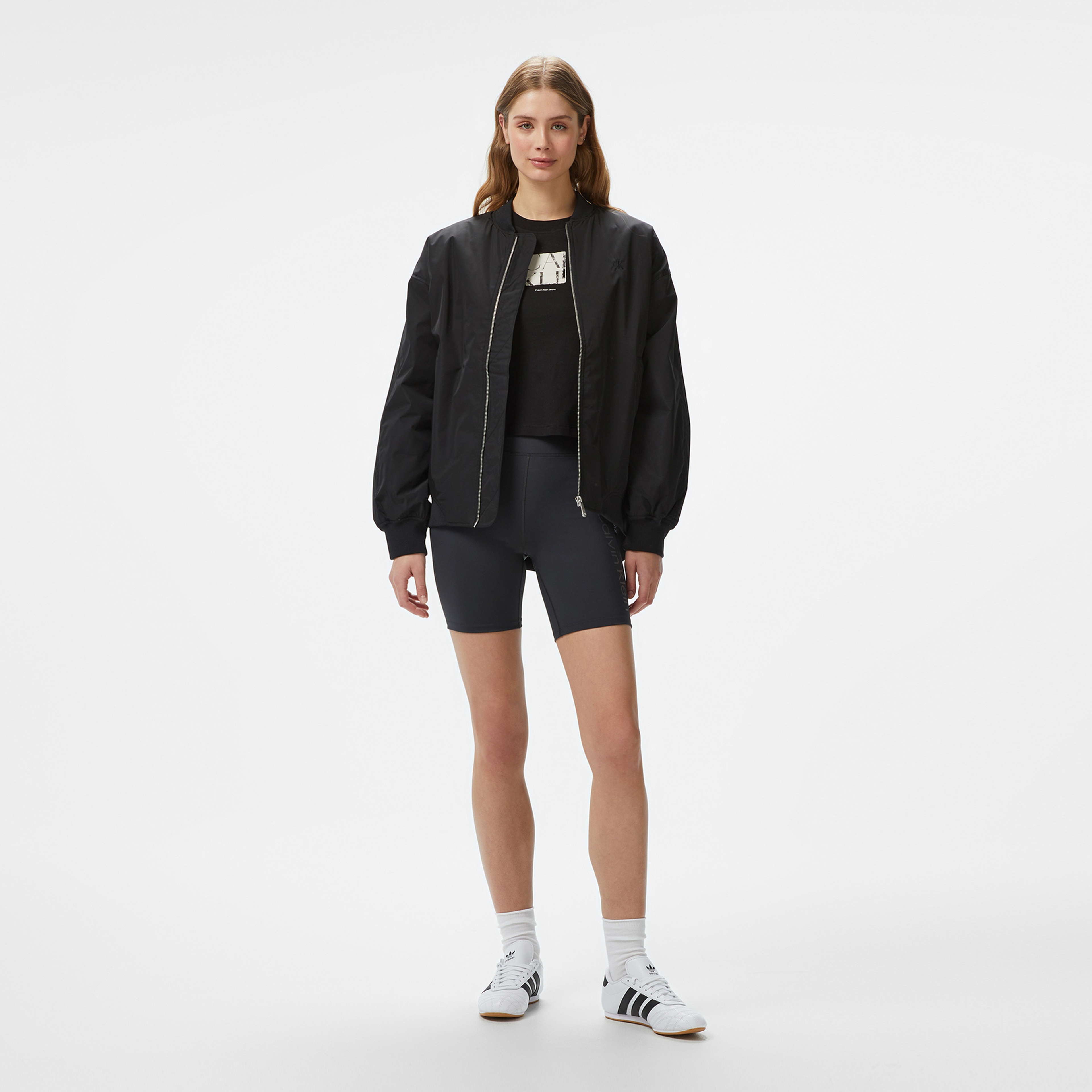 Calvin Klein Kadın Siyah Mont