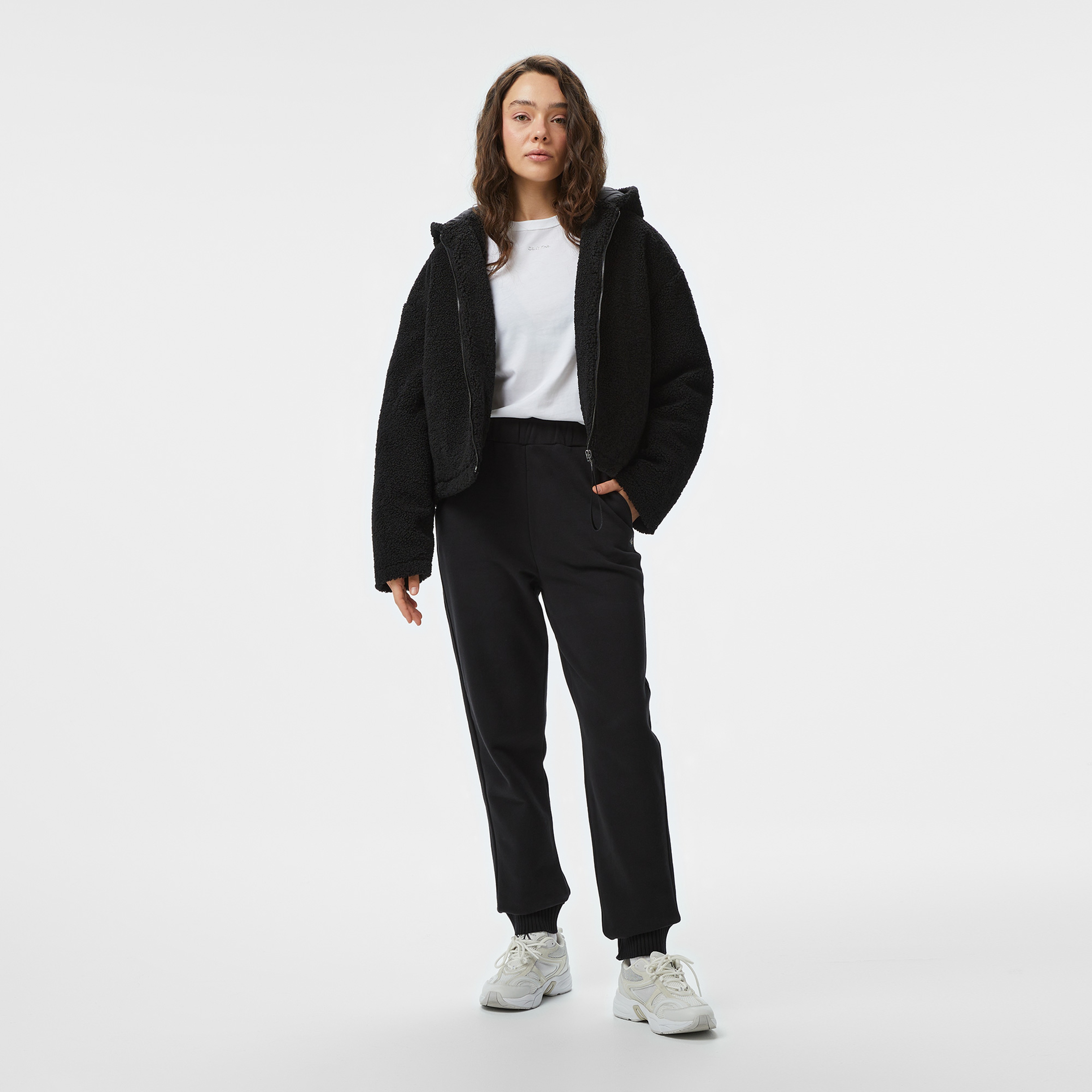 Calvin Klein Jeans Kadın Siyah Eşofman Altı