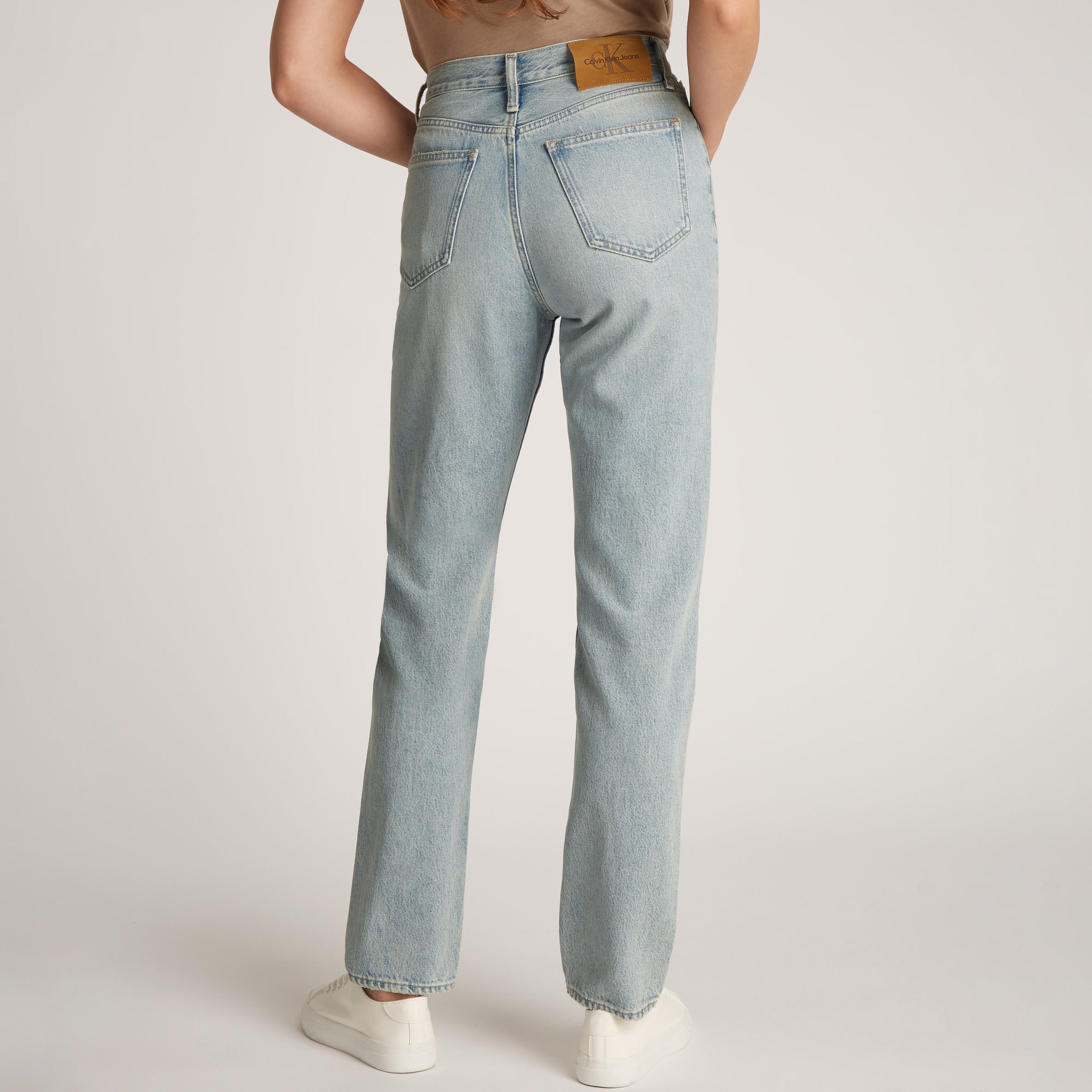 Calvin Klein Kadın Mavi Pantolon