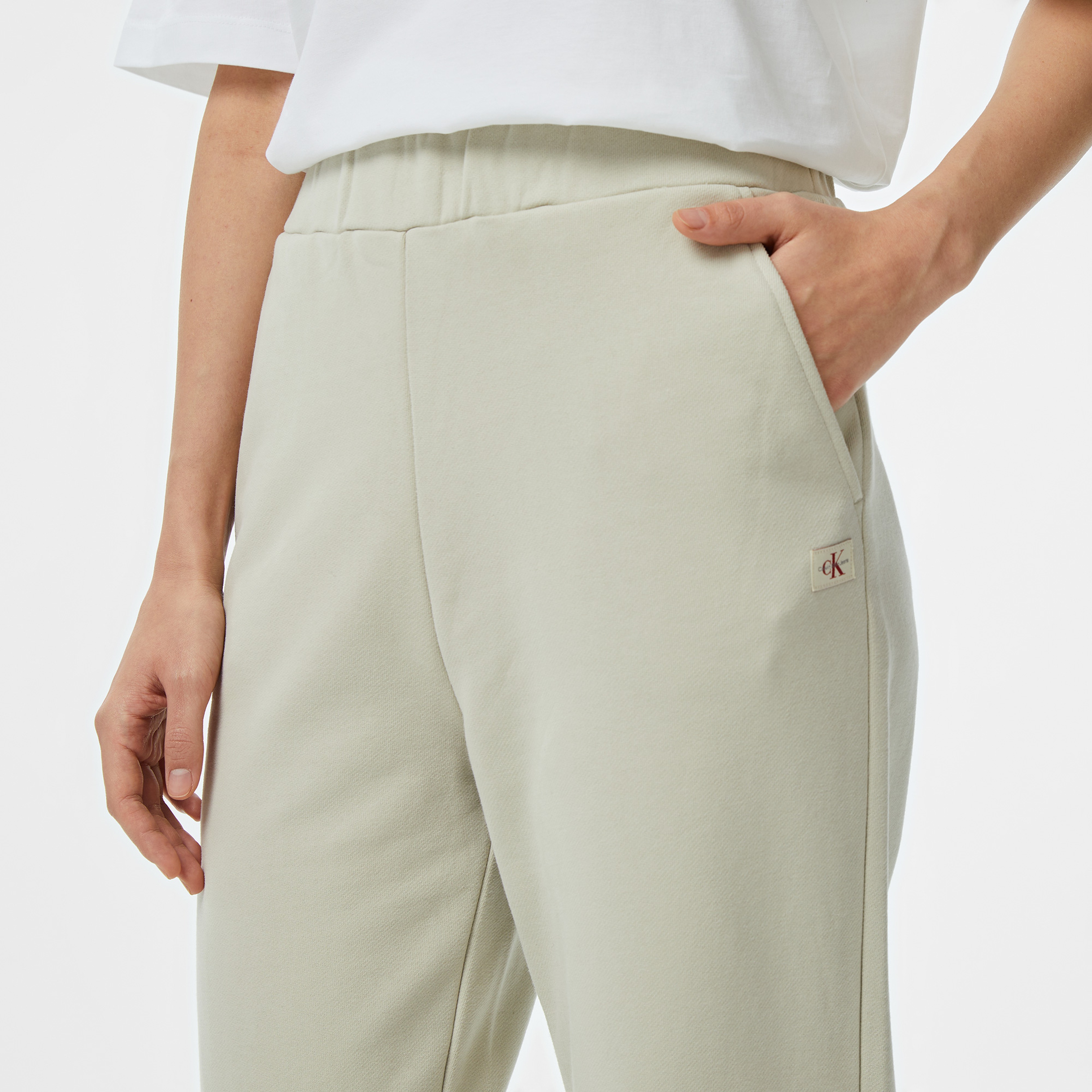 Calvin Klein Jeans Kadın Gri Eşofman Altı