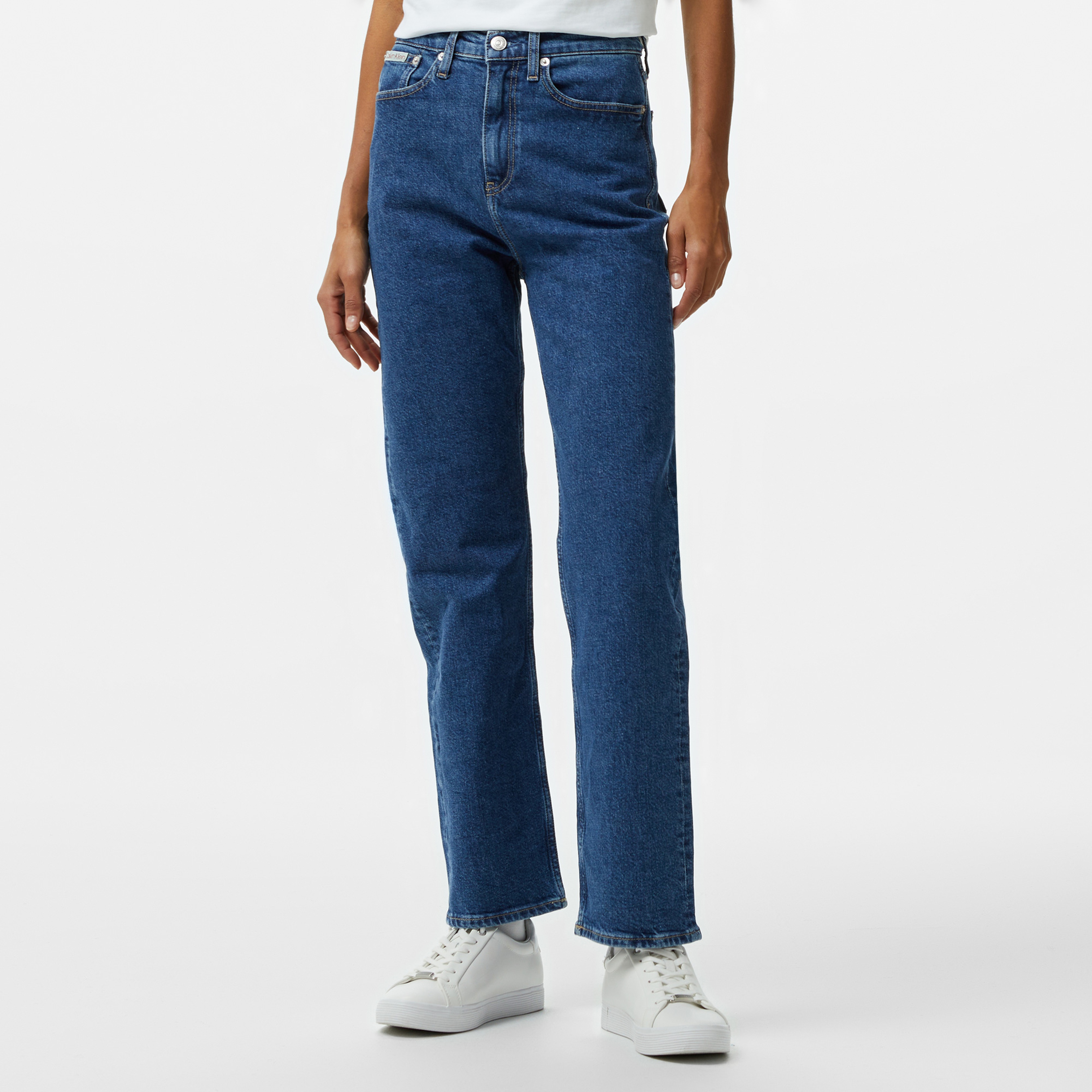 Calvin Klein Jeans Kadın Mavi Pantolon