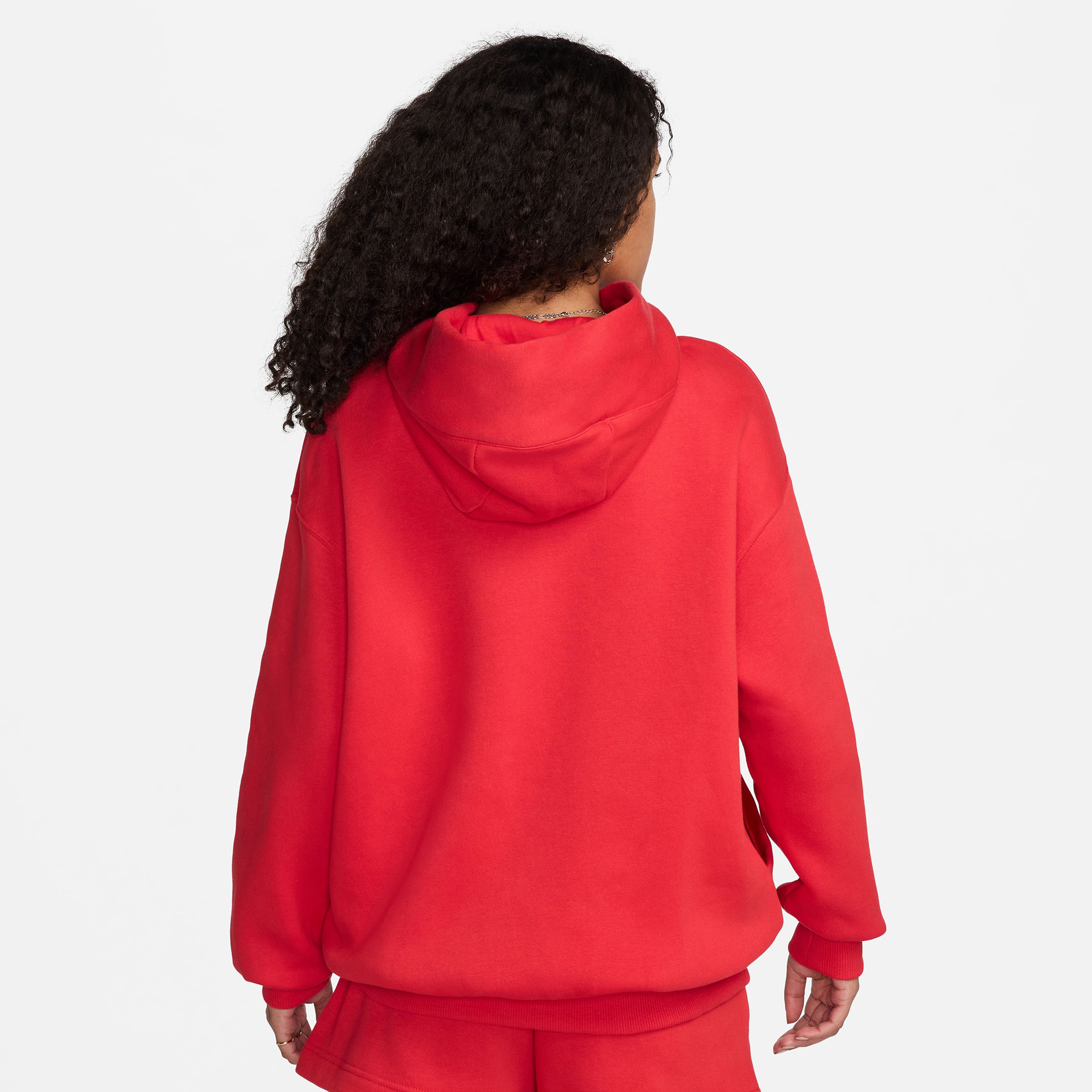 Nike Sportswear Phoenix Fleece Kadın Kırmızı Sweatshirt