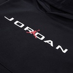 Jordan Baseline French Terry Printed Çocuk Siyah Hoodie