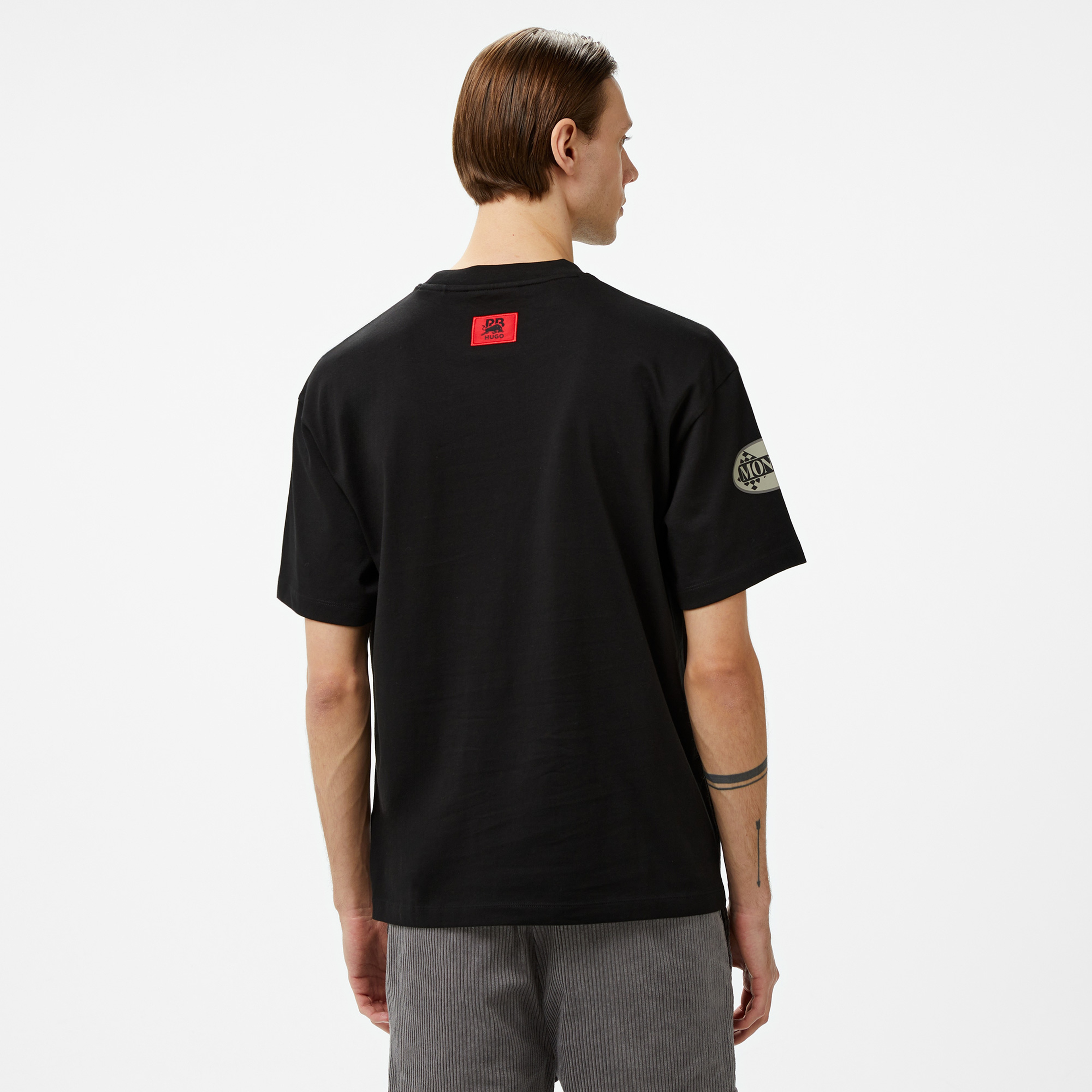 Hugo Druve RB Erkek Siyah T-Shirt