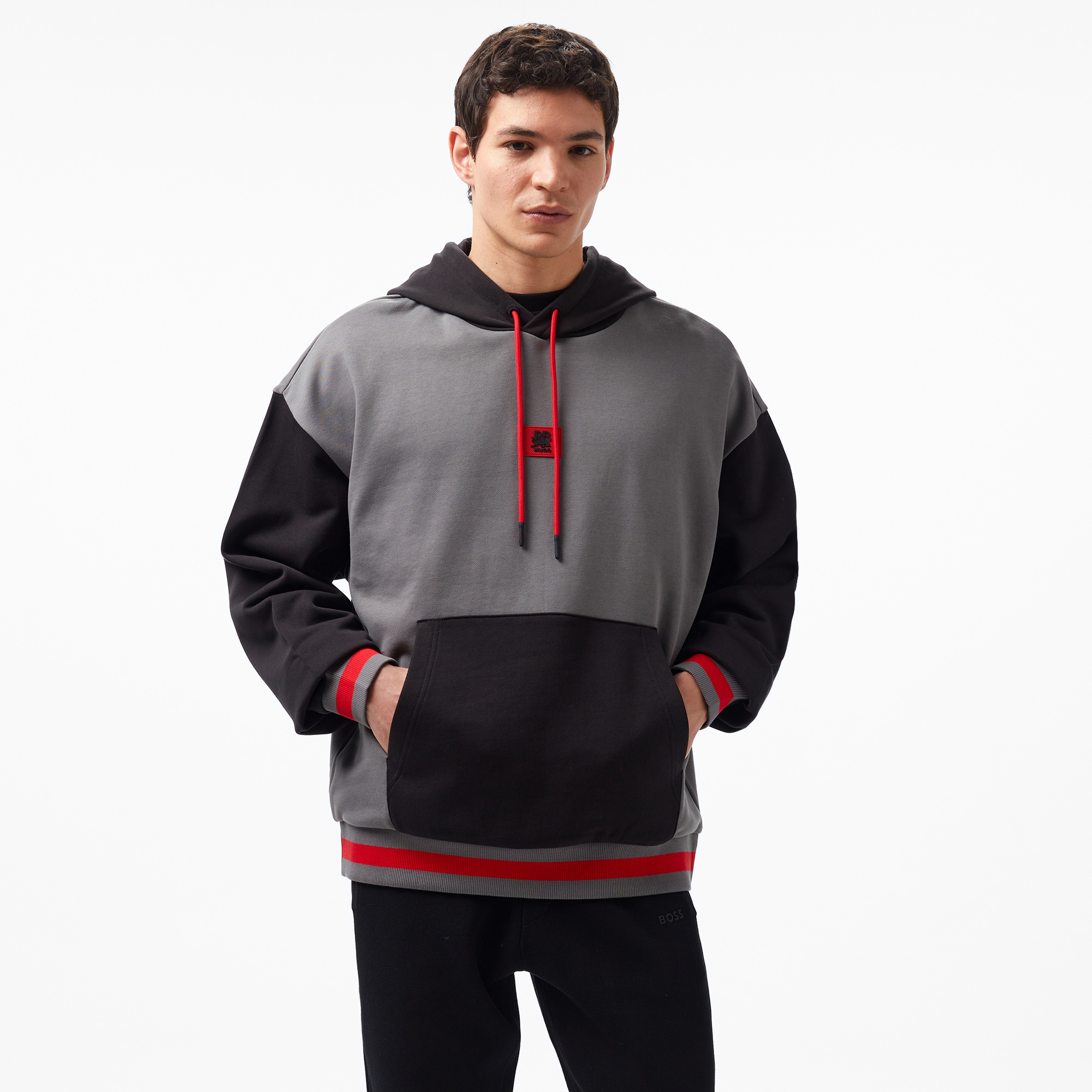 Hugo Erkek Gri Sweatshirt