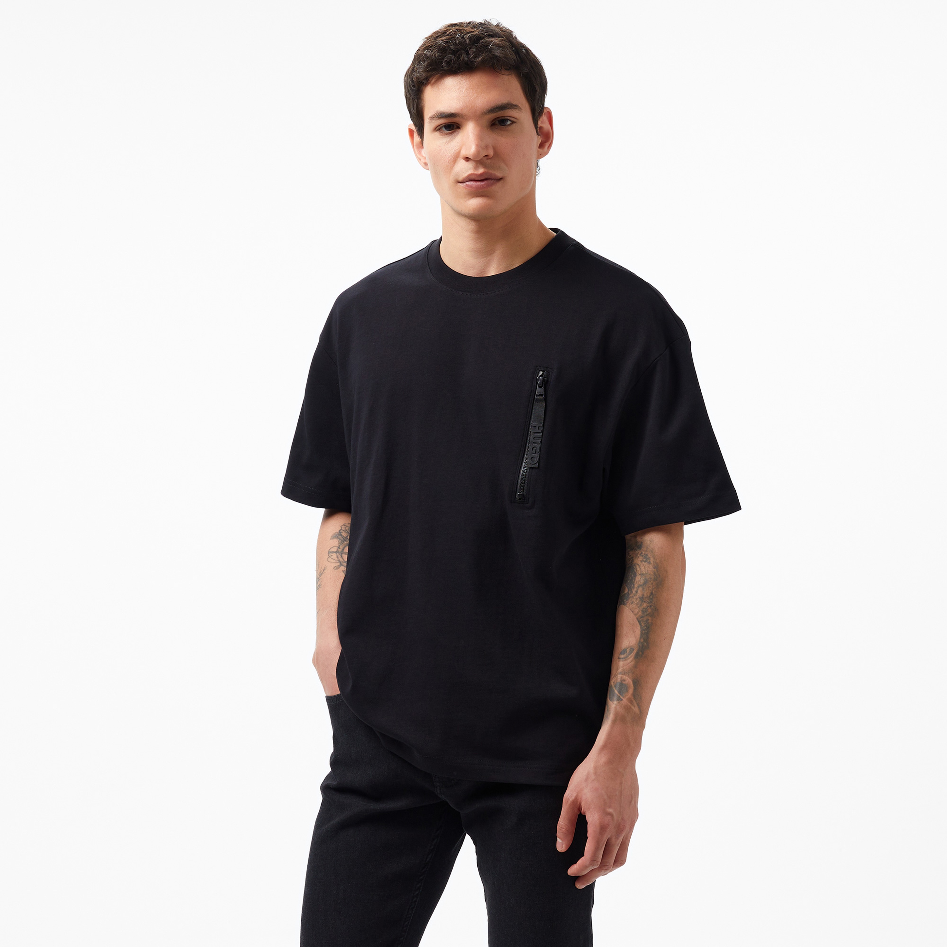 Hugo Erkek Siyah T-Shirt