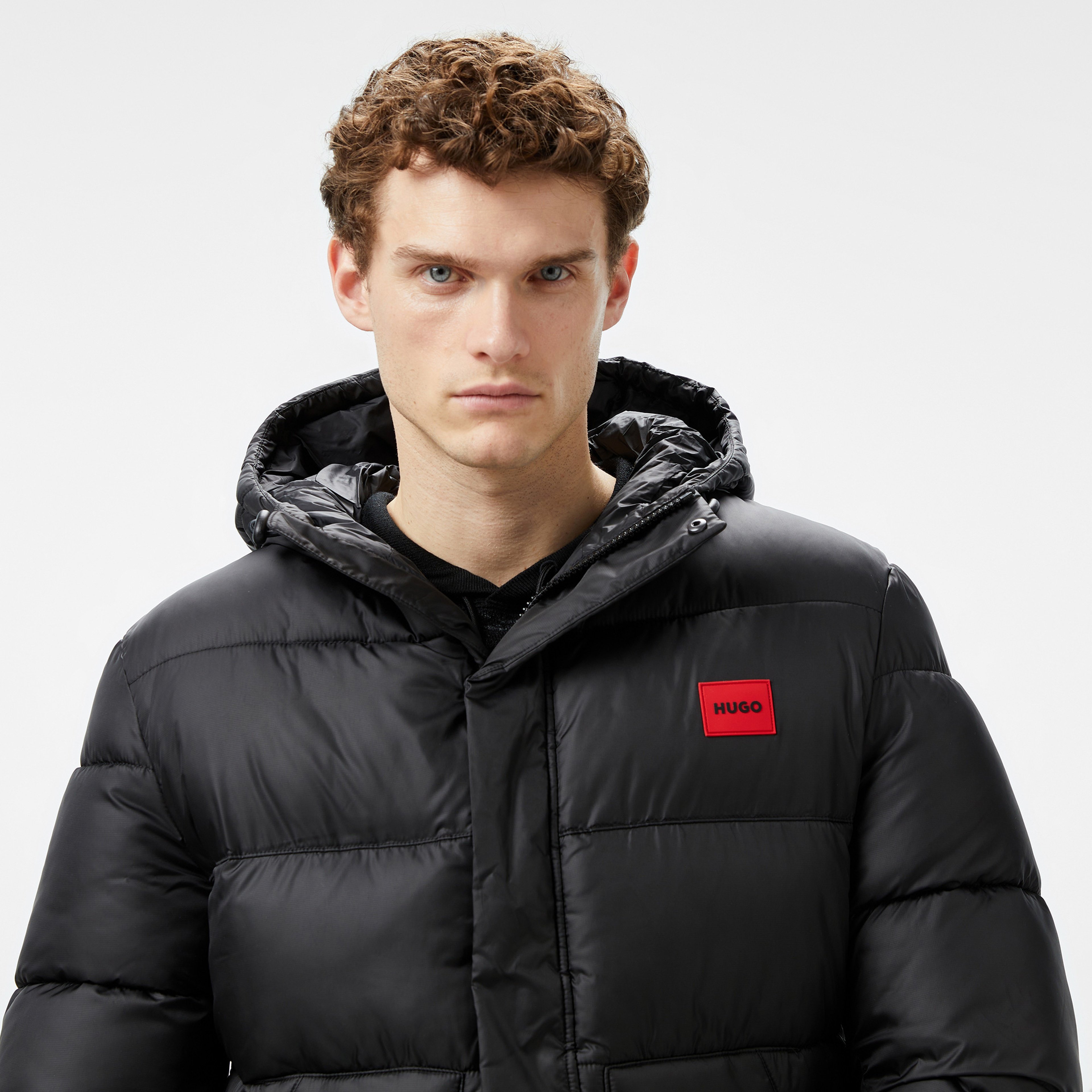 Hugo Erkek Siyah Mont