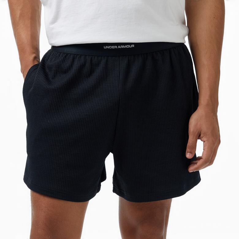 Under Armour Meridian Rib Kadın Siyah Antrenman Şortu