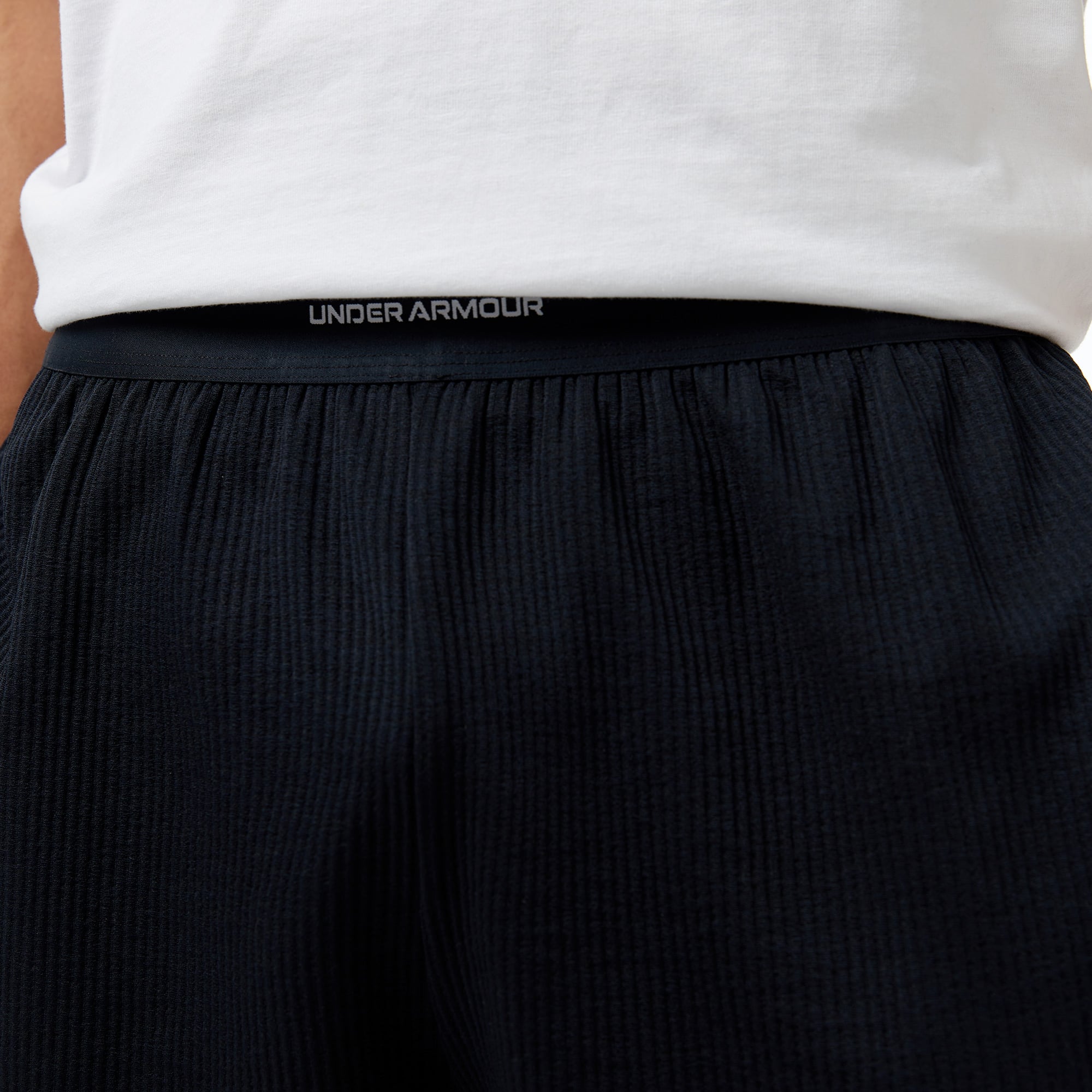 Under Armour Meridian Rib Kadın Siyah Antrenman Şortu