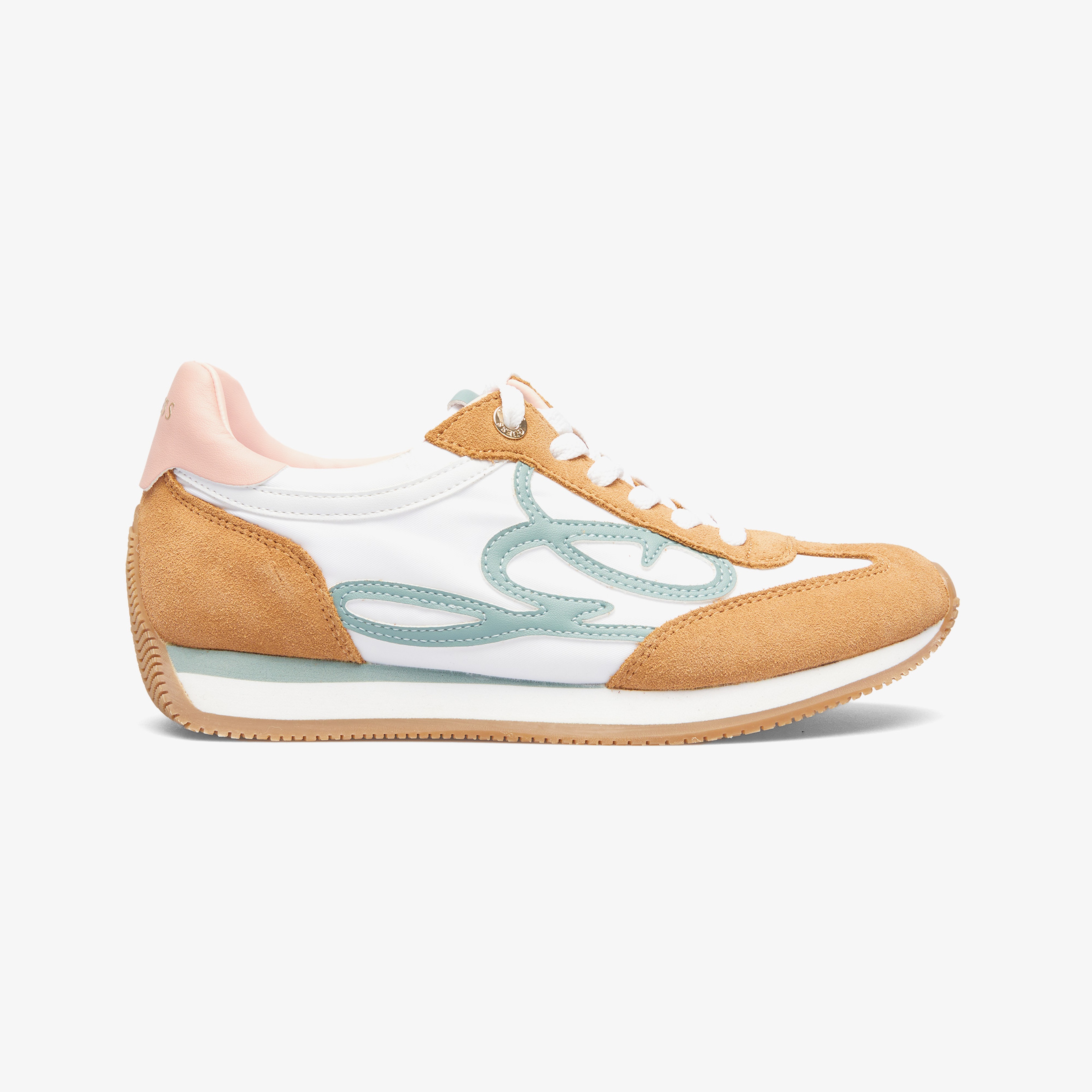 Guess Skroll Suede Kadın Pembe Sneakers