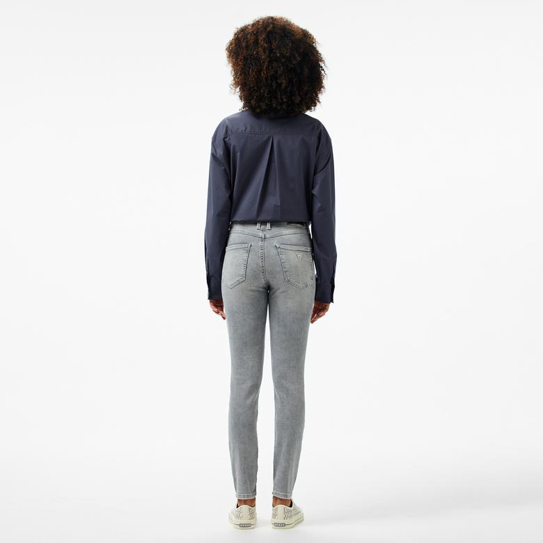 Guess 1981 Skinny Eco Recy Morning Kadın Gri Jean