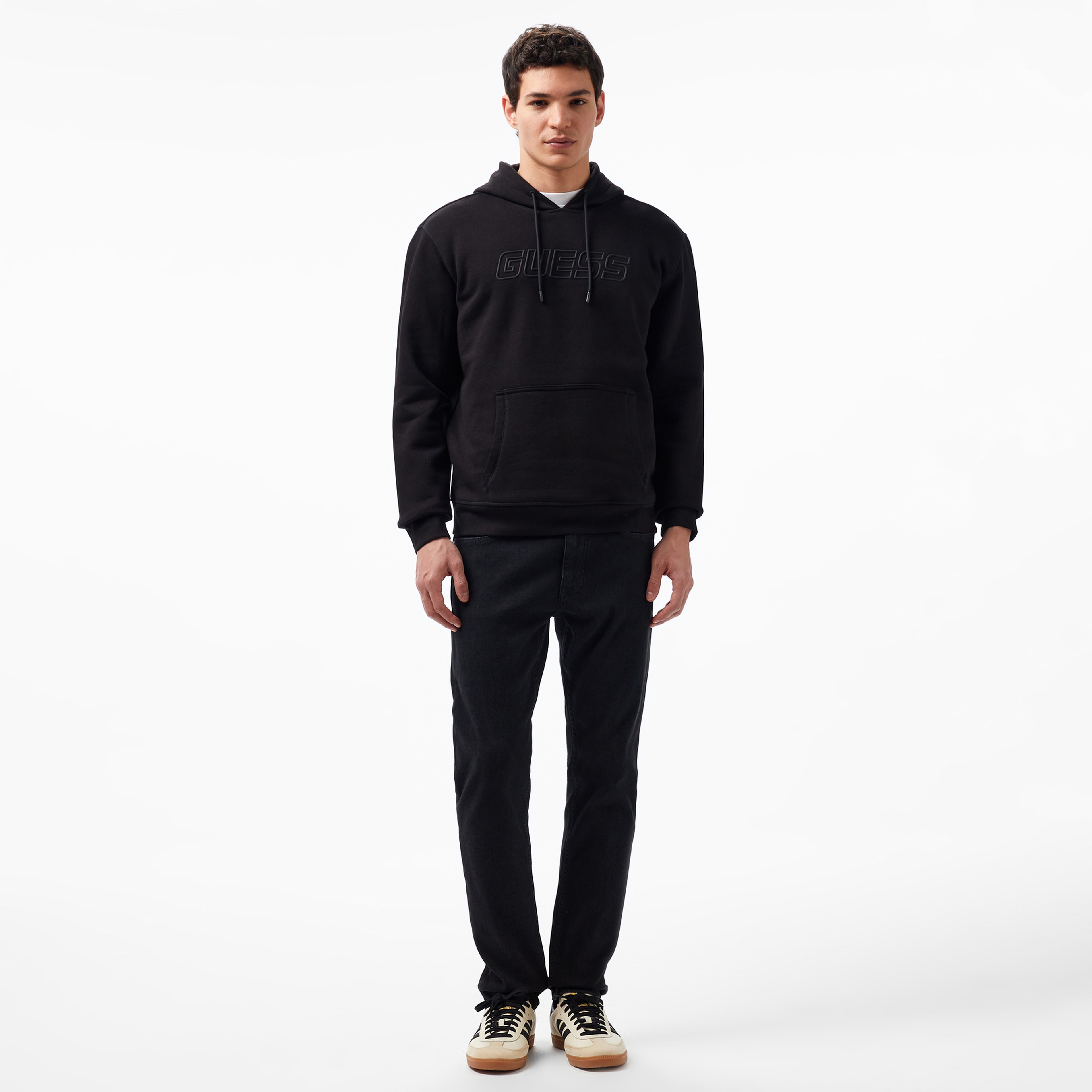 Guess Erkek Siyah Sweatshirt