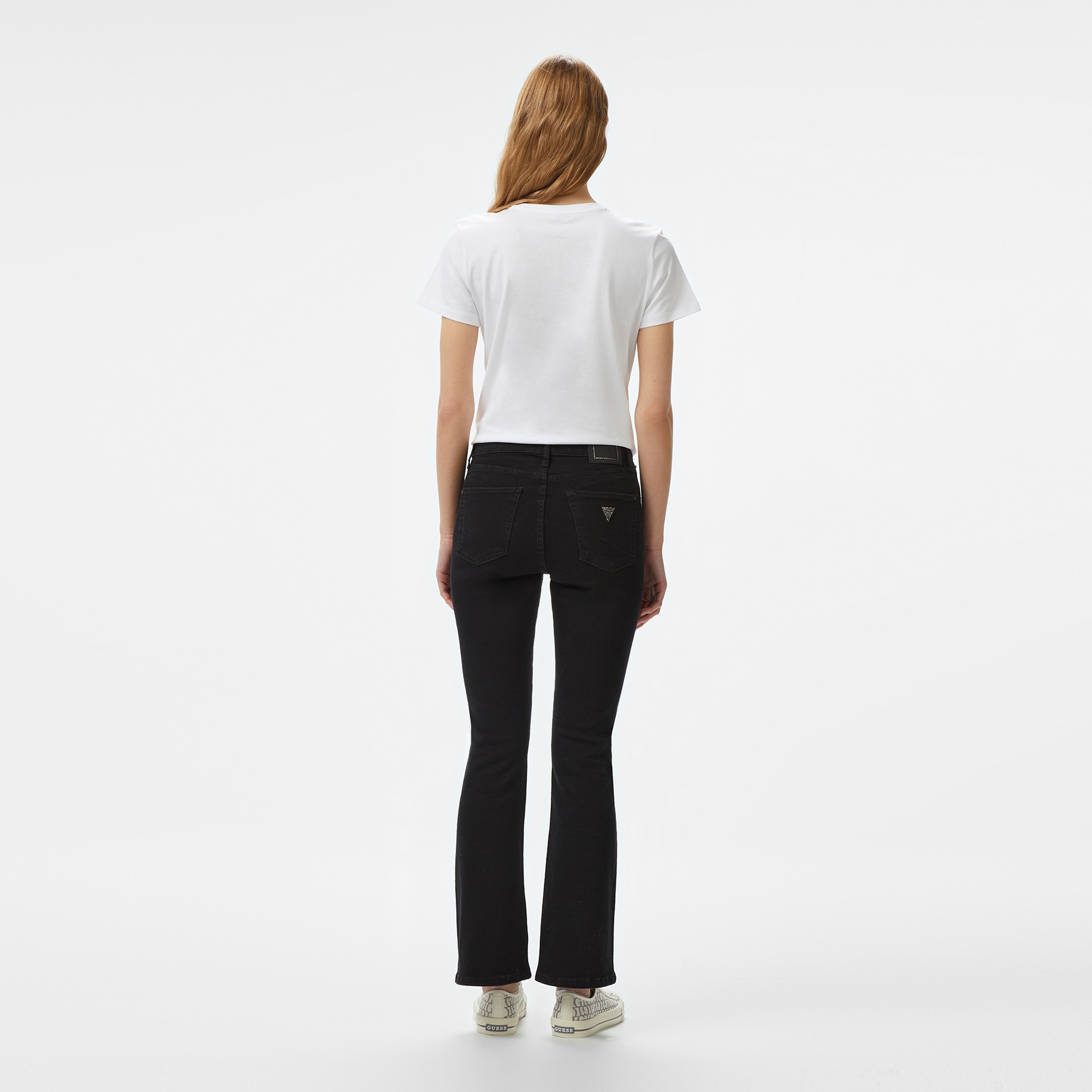 Guess Sexy Flare Eco Recy Seductive Black Kadın Siyah Jean